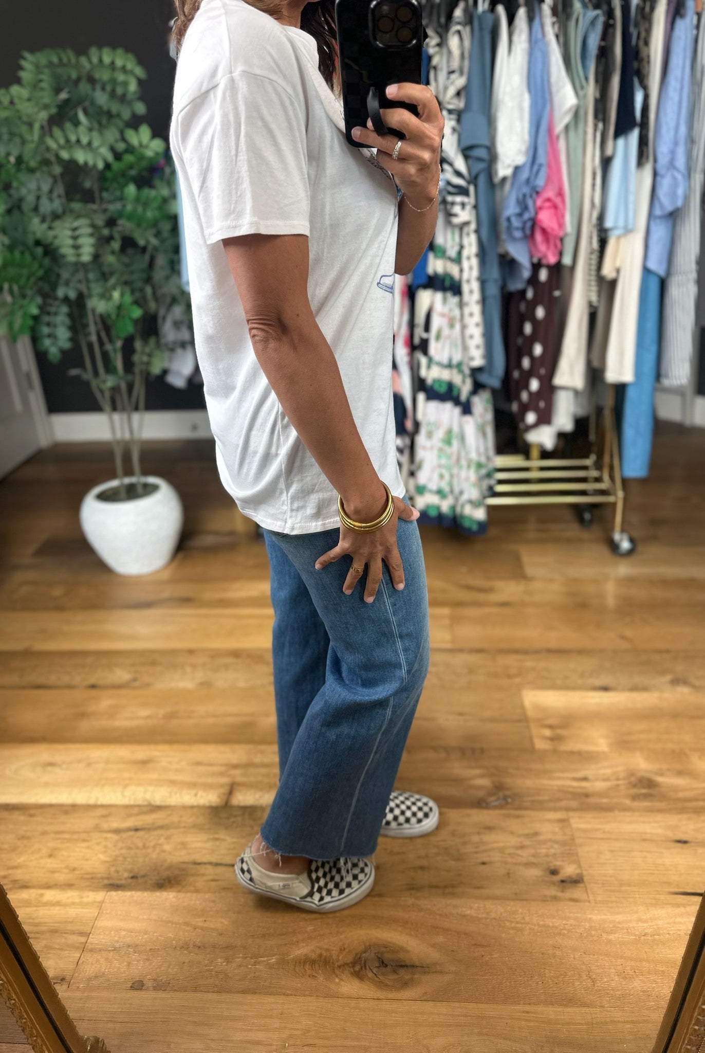 Feeling Lucky Graphic Tee-Short Sleeves-Tres Bien-Anna Kaytes Boutique, Women's Fashion Boutique in Grinnell, Iowa