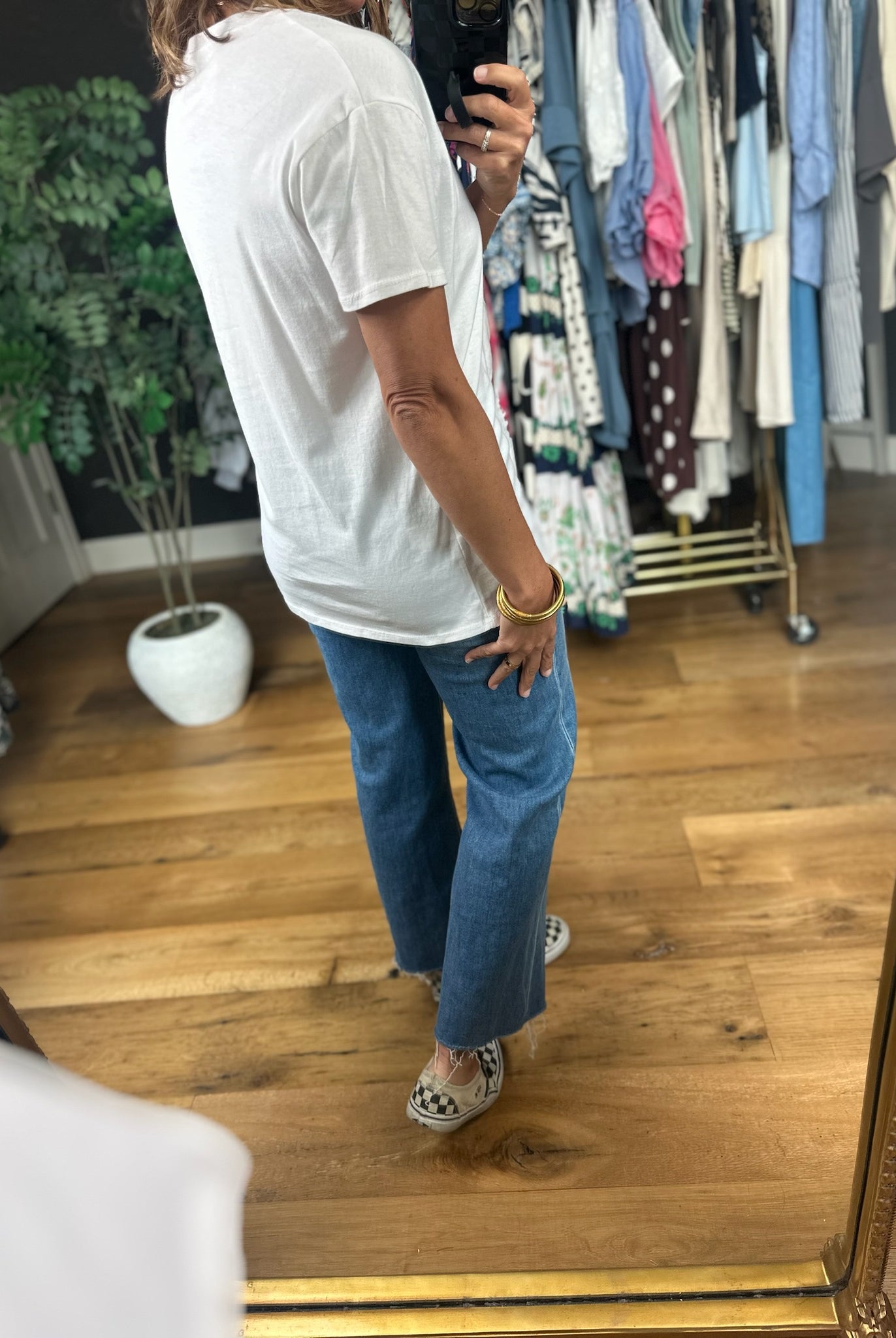 Feeling Lucky Graphic Tee-Short Sleeves-Tres Bien-Anna Kaytes Boutique, Women's Fashion Boutique in Grinnell, Iowa