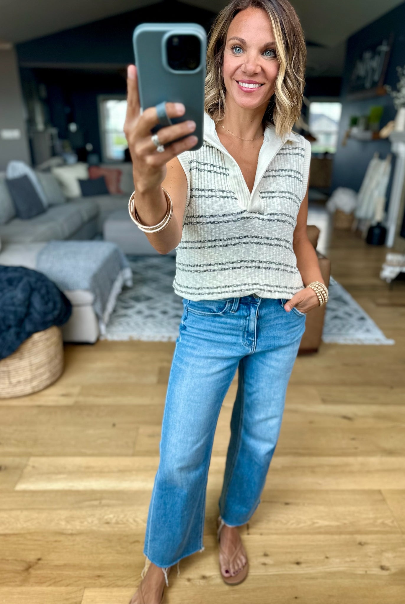 Whisper Of Summer Knit Top-By Together-Anna Kaytes Boutique, Women's Fashion Boutique in Grinnell, Iowa