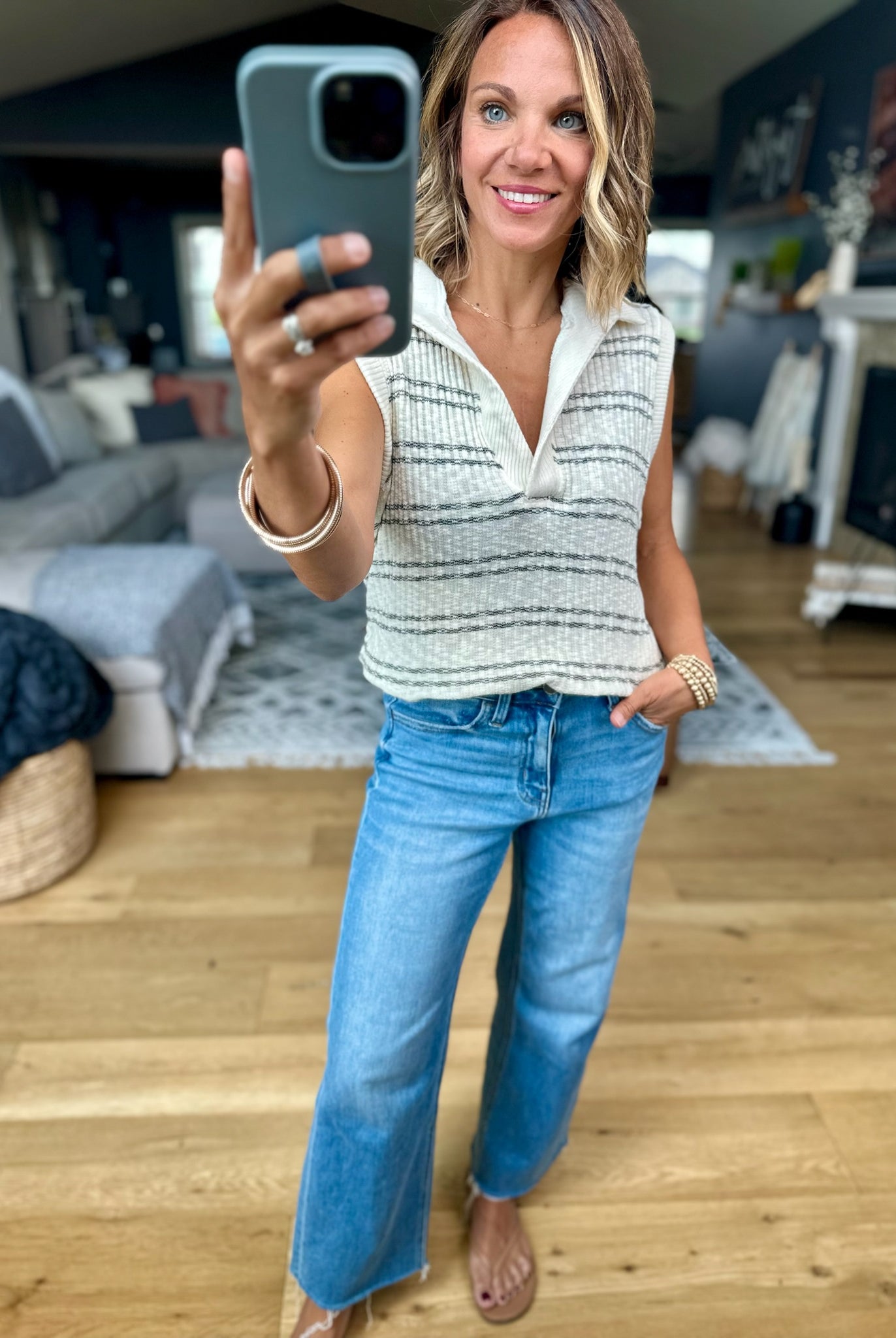 Whisper Of Summer Knit Top-By Together-Anna Kaytes Boutique, Women's Fashion Boutique in Grinnell, Iowa