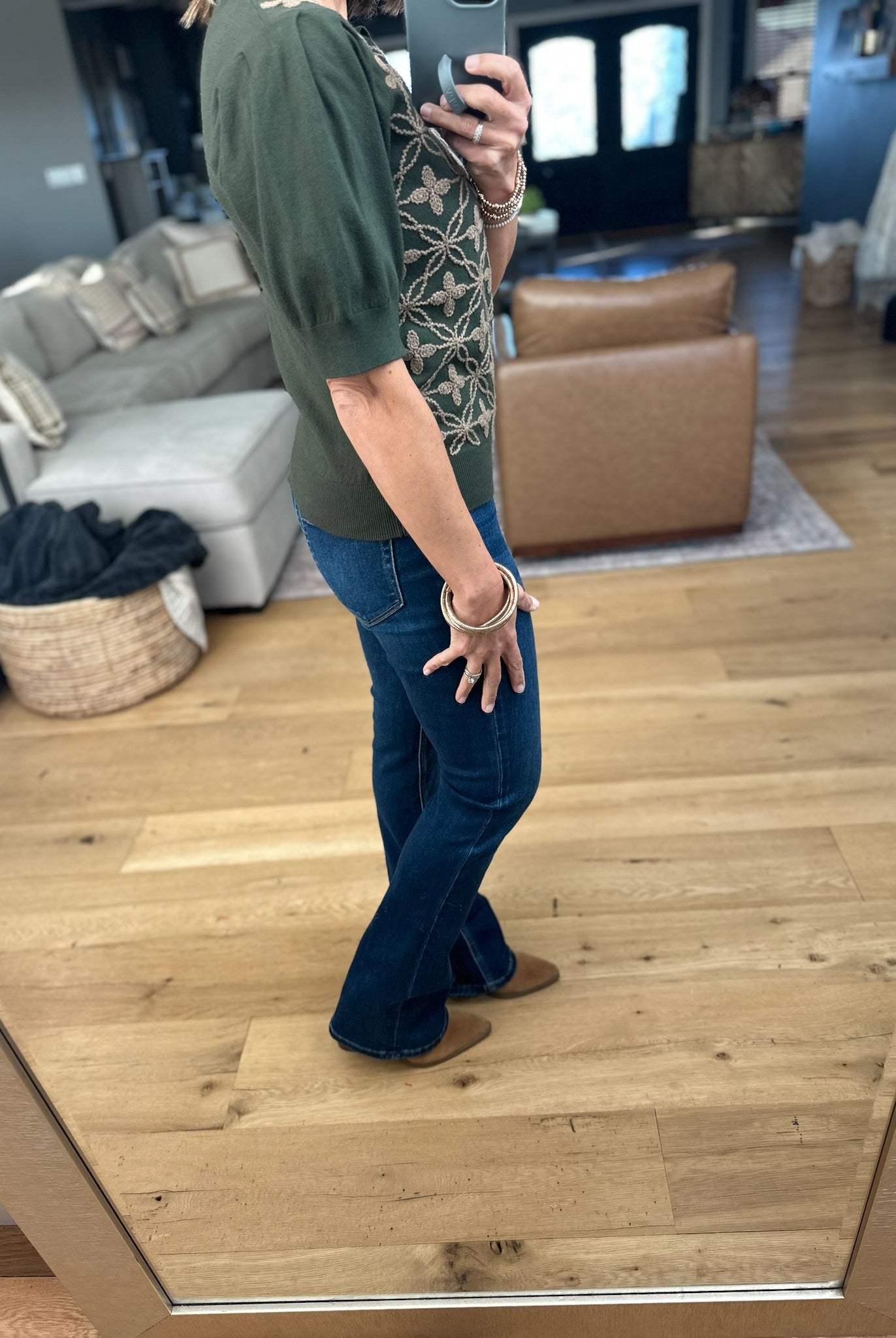 Let It Go Textured Knit Top-Short Sleeves-& Merci-Anna Kaytes Boutique, Women's Fashion Boutique in Grinnell, Iowa