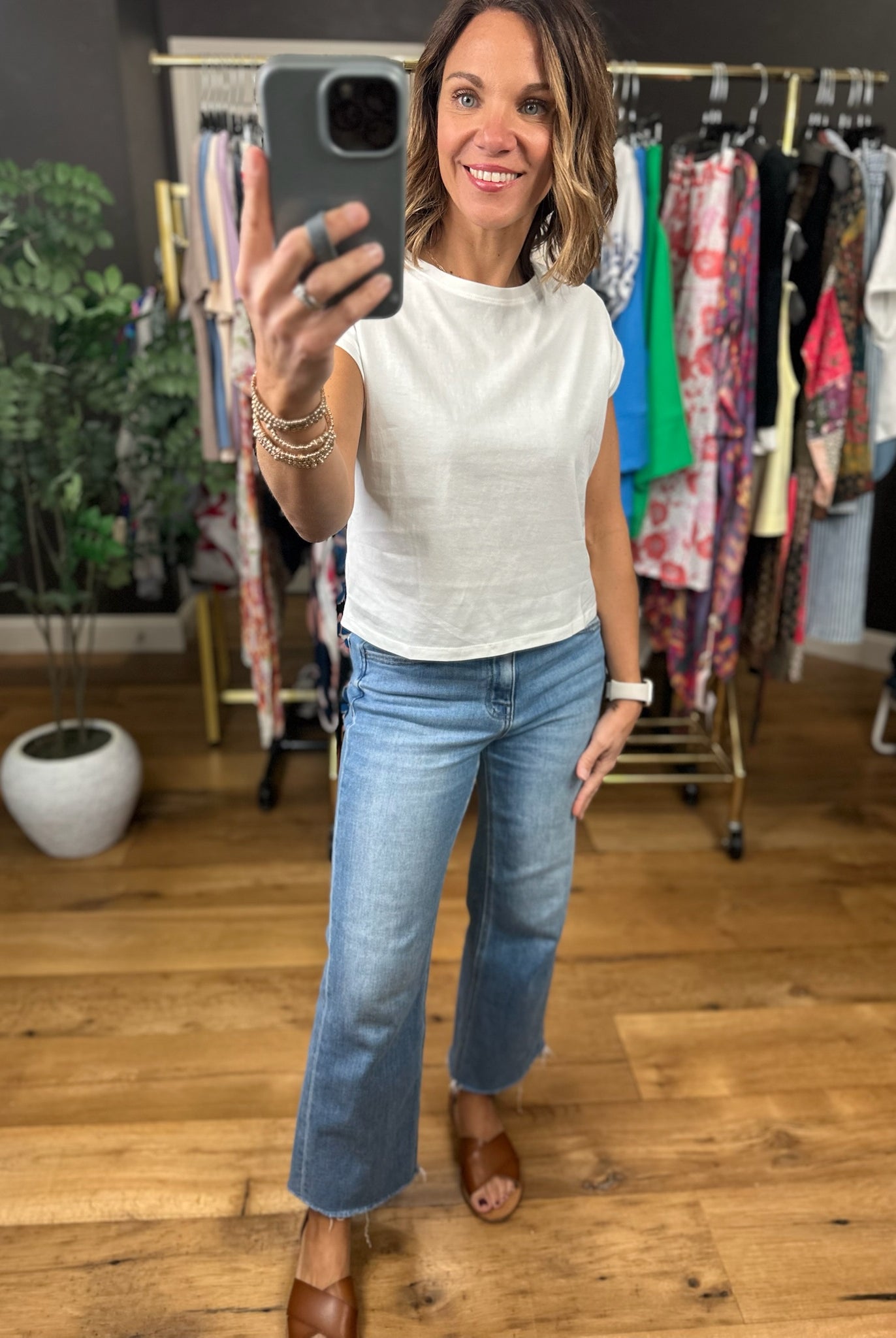 Lifetime Of Love Cap-Sleeve Top-Short Sleeves-Double Zero-Anna Kaytes Boutique, Women's Fashion Boutique in Grinnell, Iowa