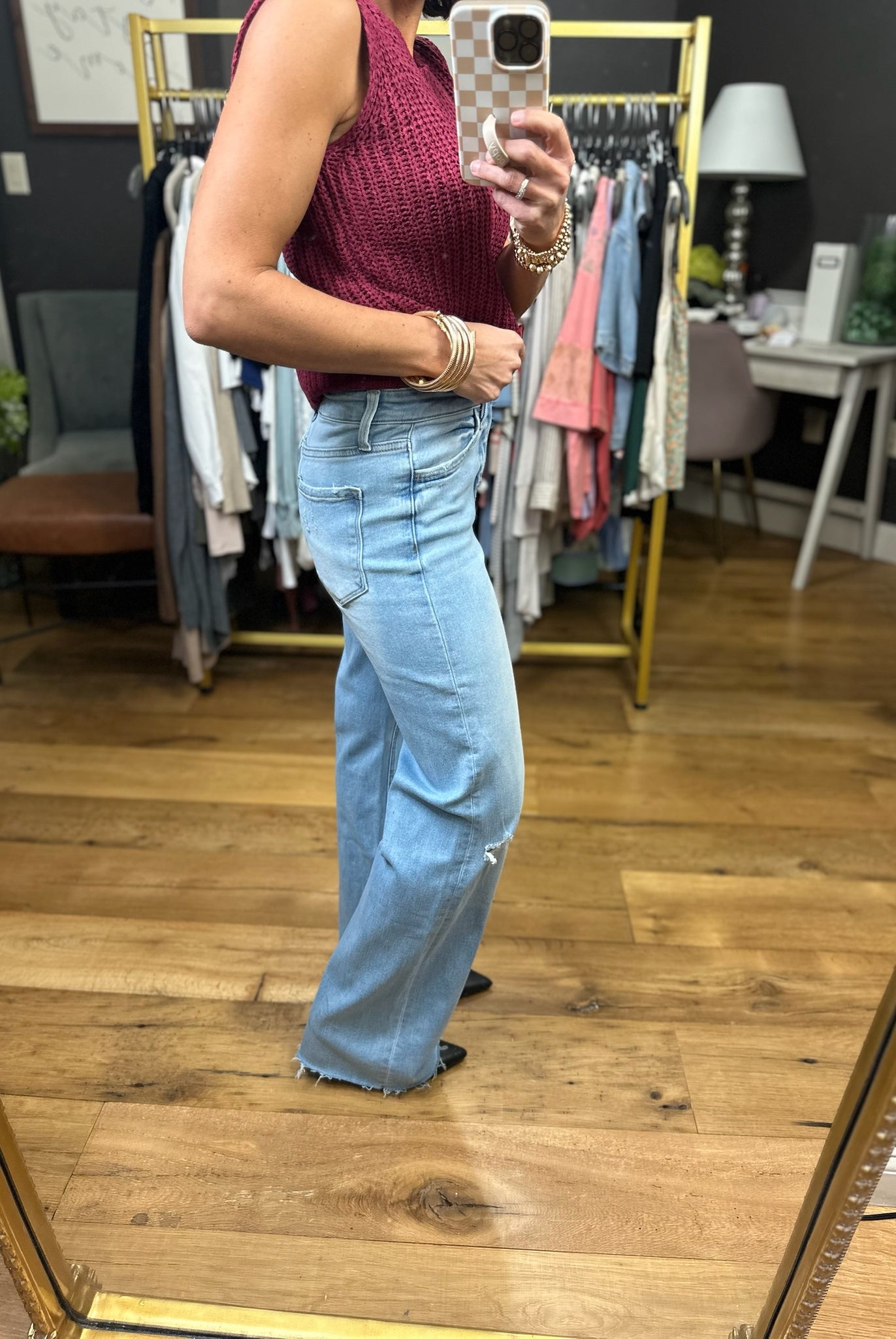 The Rileigh High-Rise Wide-Leg Denim-Vervet-Anna Kaytes Boutique, Women's Fashion Boutique in Grinnell, Iowa