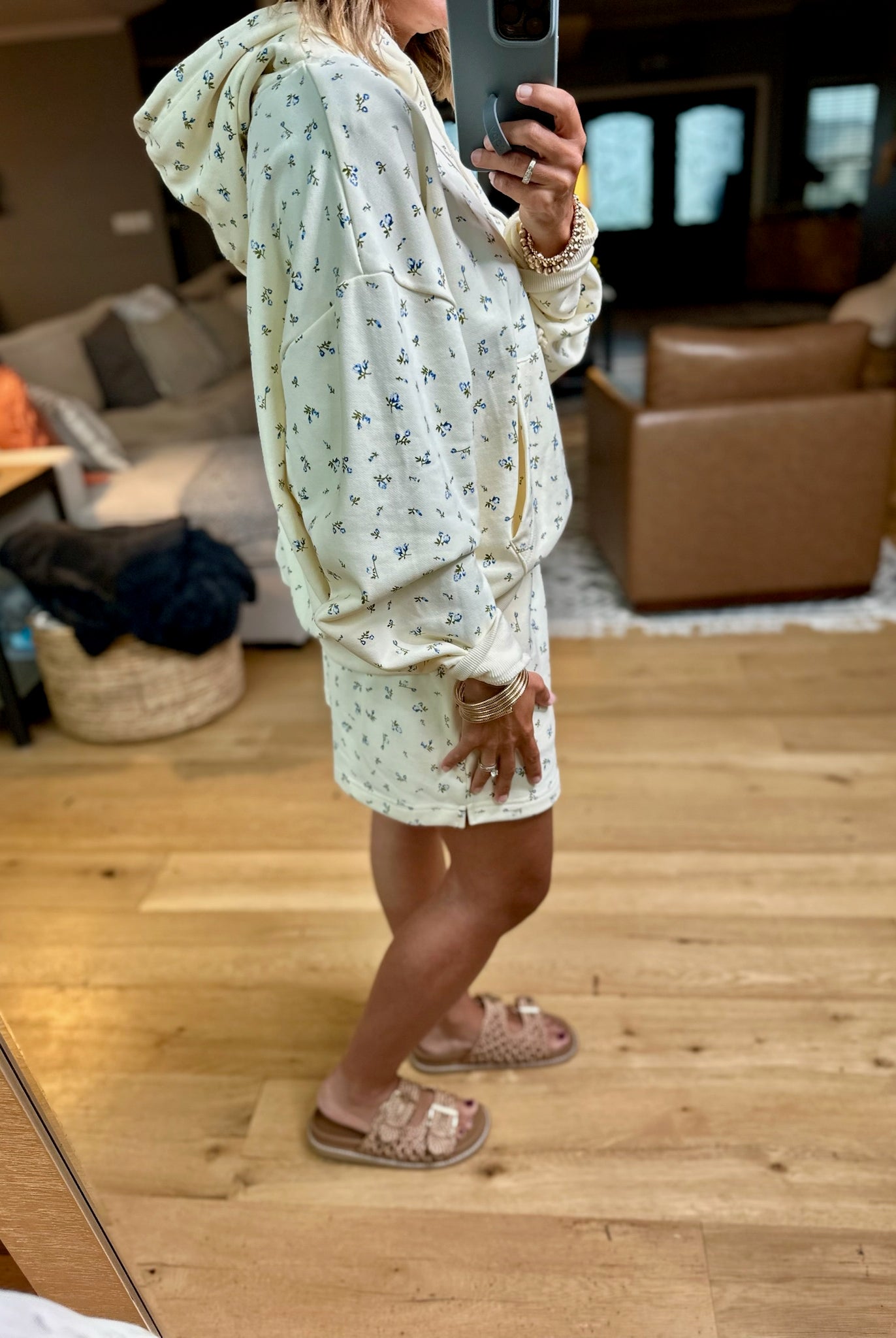 Bloom Where Planted Hoodie + Short Set-Wishlist-Anna Kaytes Boutique, Women's Fashion Boutique in Grinnell, Iowa