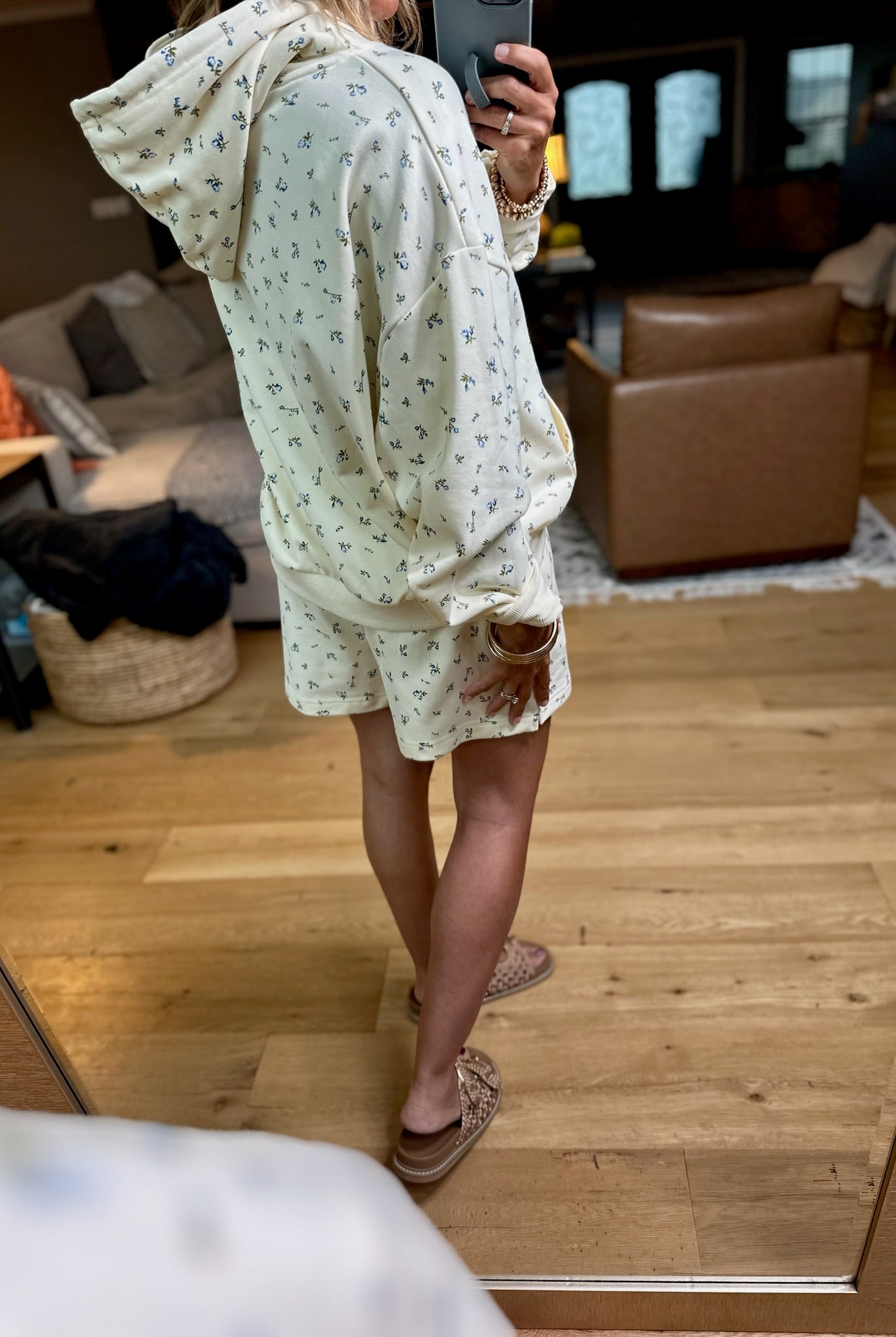 Bloom Where Planted Hoodie + Short Set-Wishlist-Anna Kaytes Boutique, Women's Fashion Boutique in Grinnell, Iowa