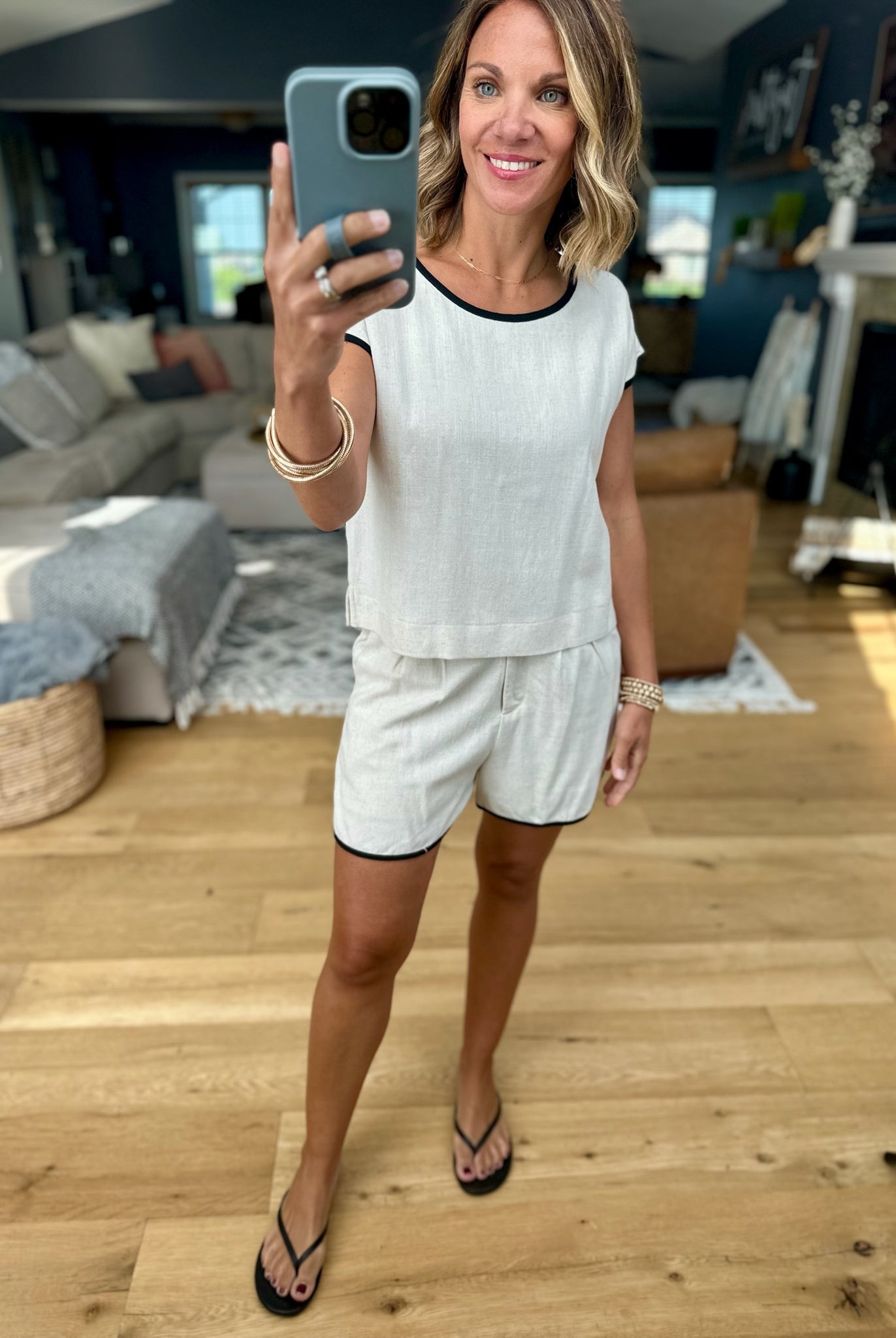 Stay On Trend Linen Set-Blu Pepper-Anna Kaytes Boutique, Women's Fashion Boutique in Grinnell, Iowa