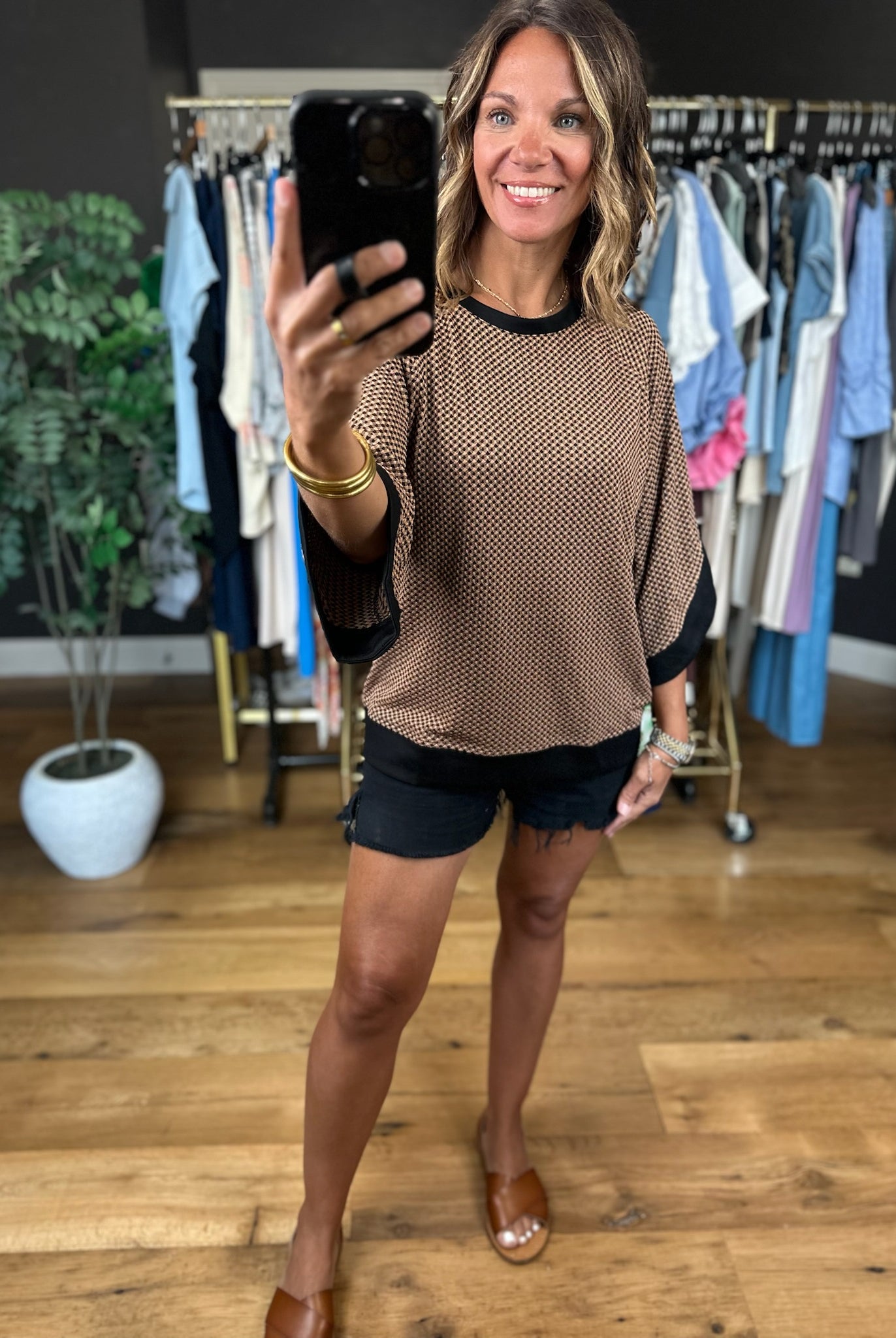 Point This Out Dolman Top-Short Sleeves-Umgee-Anna Kaytes Boutique, Women's Fashion Boutique in Grinnell, Iowa