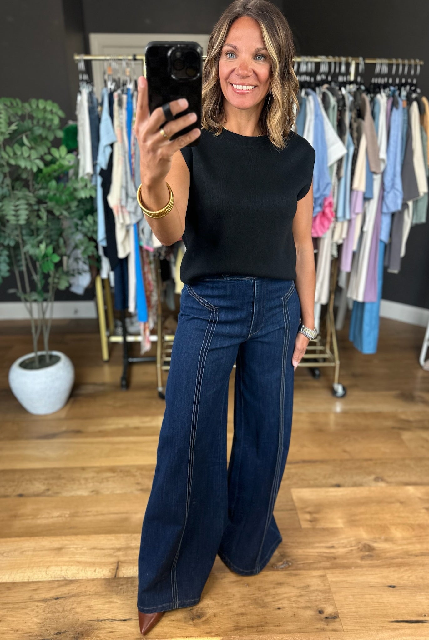 The Jolene High-Rise Wide-Leg Denim-Jeans-Fate-Anna Kaytes Boutique, Women's Fashion Boutique in Grinnell, Iowa