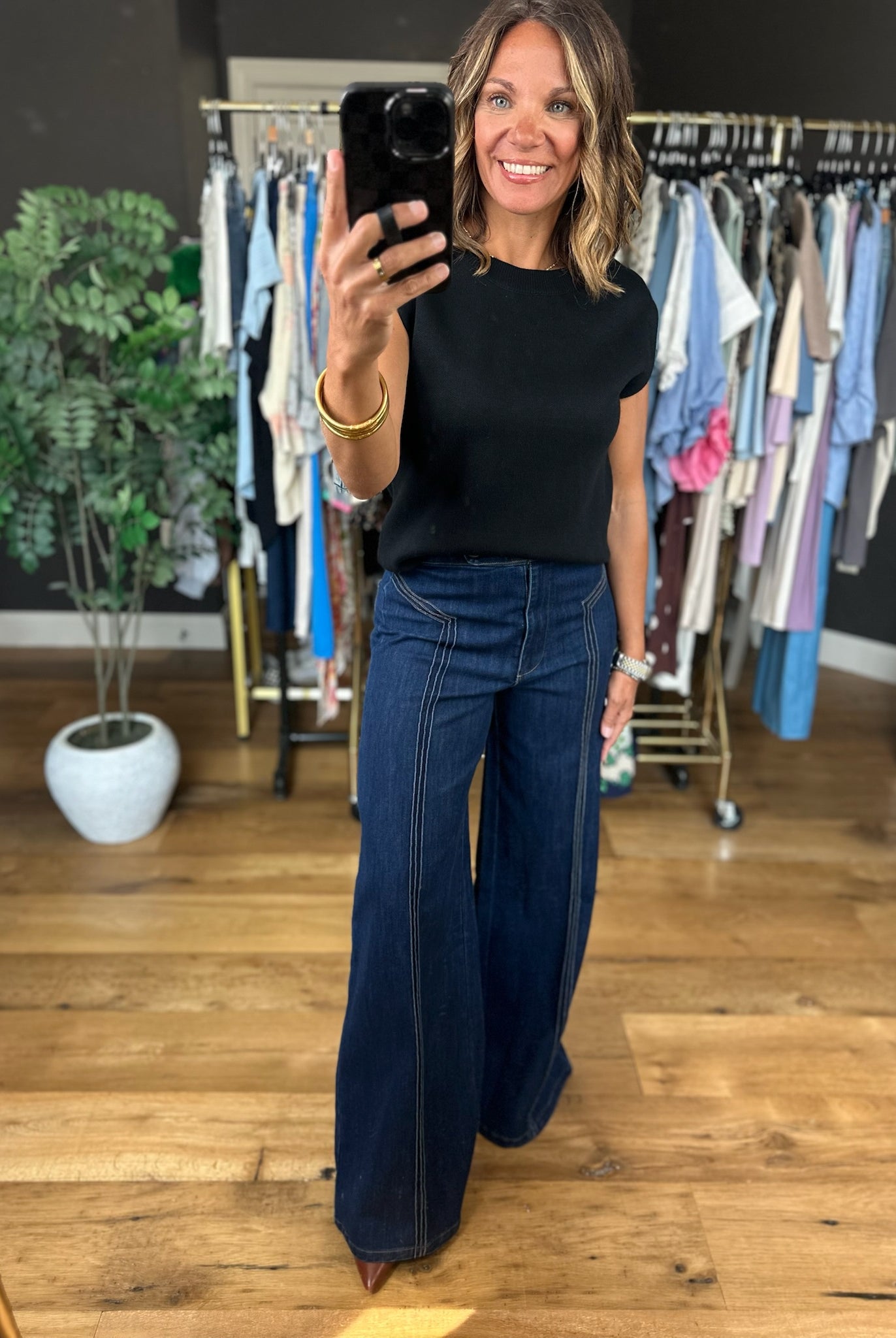 The Jolene High-Rise Wide-Leg Denim-Jeans-Fate-Anna Kaytes Boutique, Women's Fashion Boutique in Grinnell, Iowa