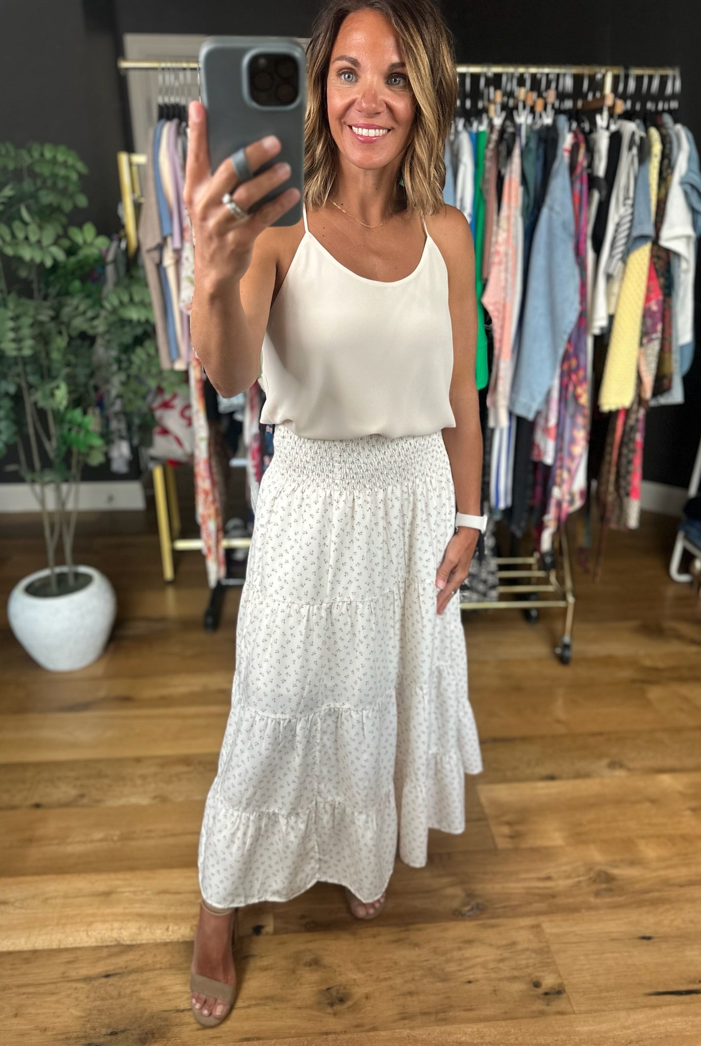 Going Your Way Tiered Maxi Skirt-Dresses-Wishlist-Anna Kaytes Boutique, Women's Fashion Boutique in Grinnell, Iowa