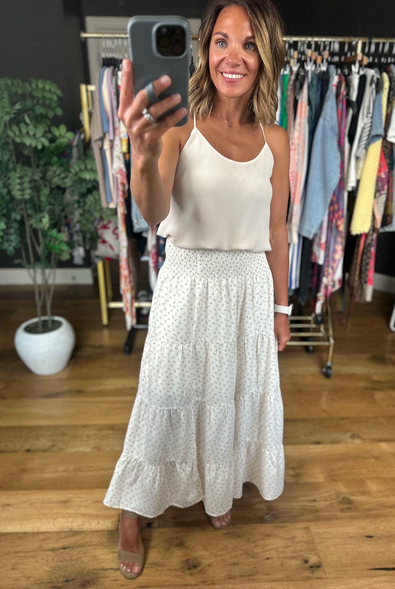 Going Your Way Tiered Maxi Skirt-Dresses-Wishlist-Anna Kaytes Boutique, Women's Fashion Boutique in Grinnell, Iowa