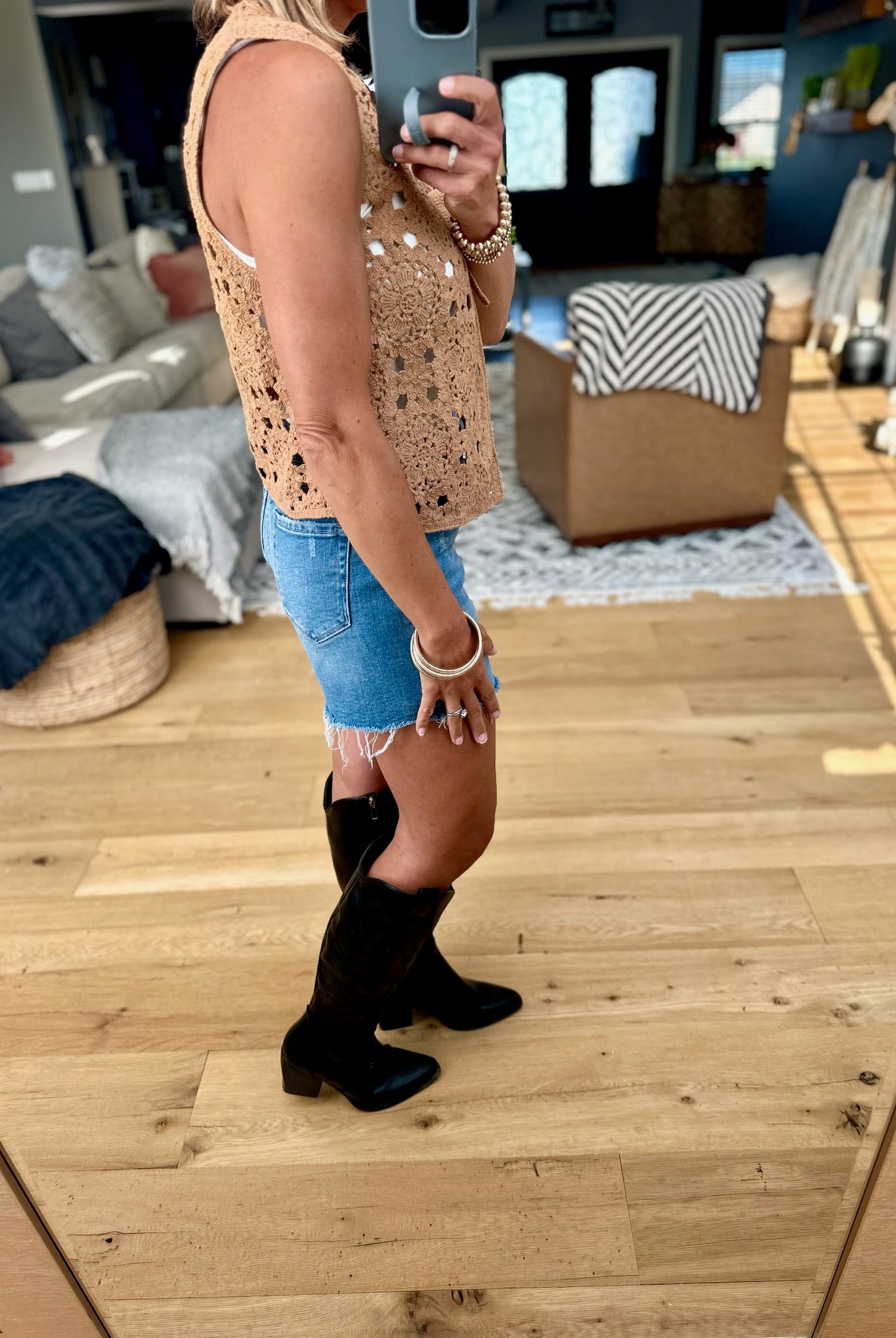 Closet Confession Knit Tie Vest-Wishlist-Anna Kaytes Boutique, Women's Fashion Boutique in Grinnell, Iowa