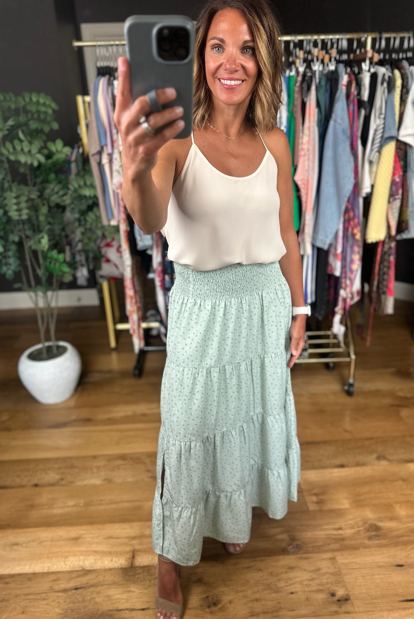 Going Your Way Tiered Maxi Skirt-Dresses-Wishlist-Anna Kaytes Boutique, Women's Fashion Boutique in Grinnell, Iowa