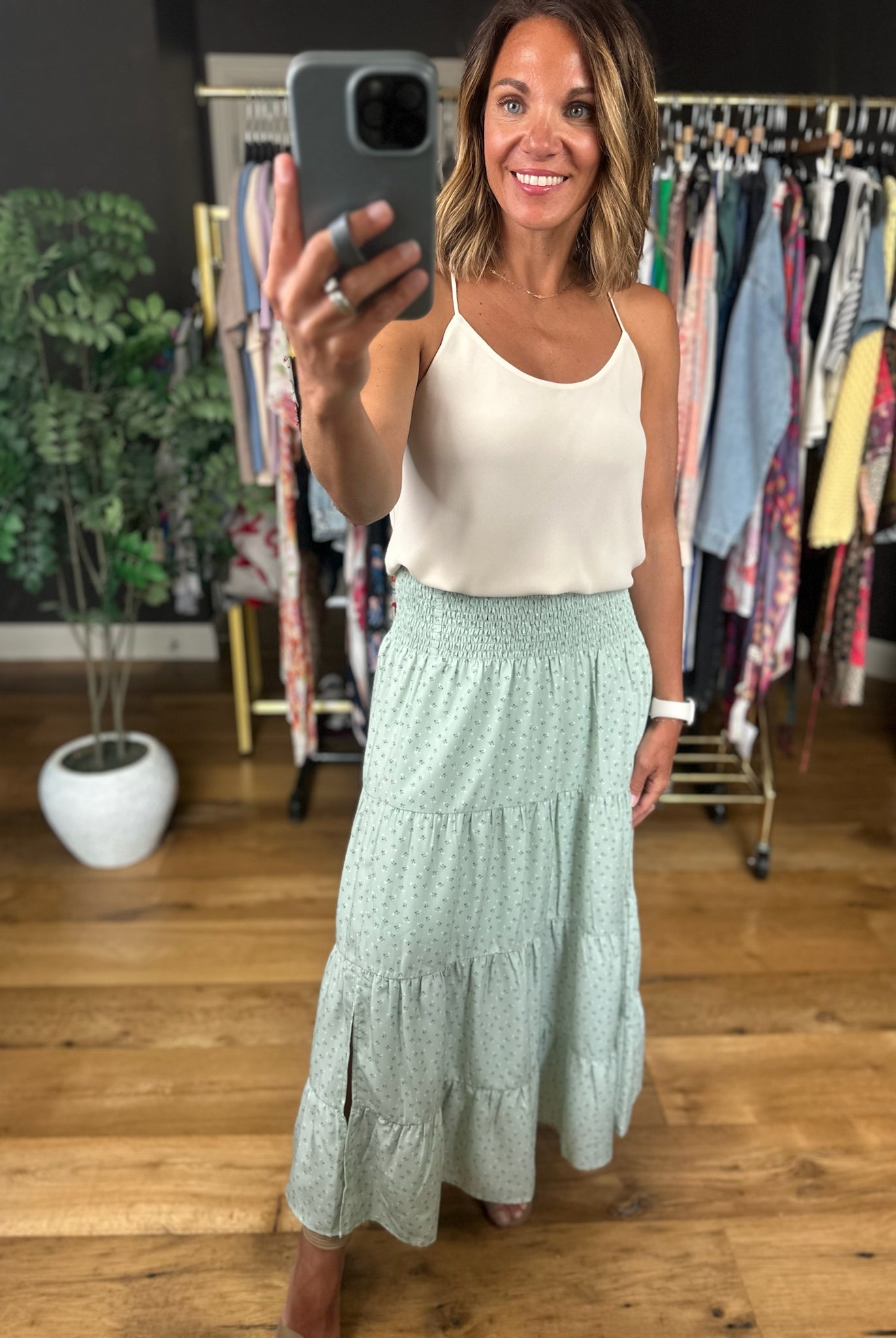 Going Your Way Tiered Maxi Skirt-Dresses-Wishlist-Anna Kaytes Boutique, Women's Fashion Boutique in Grinnell, Iowa