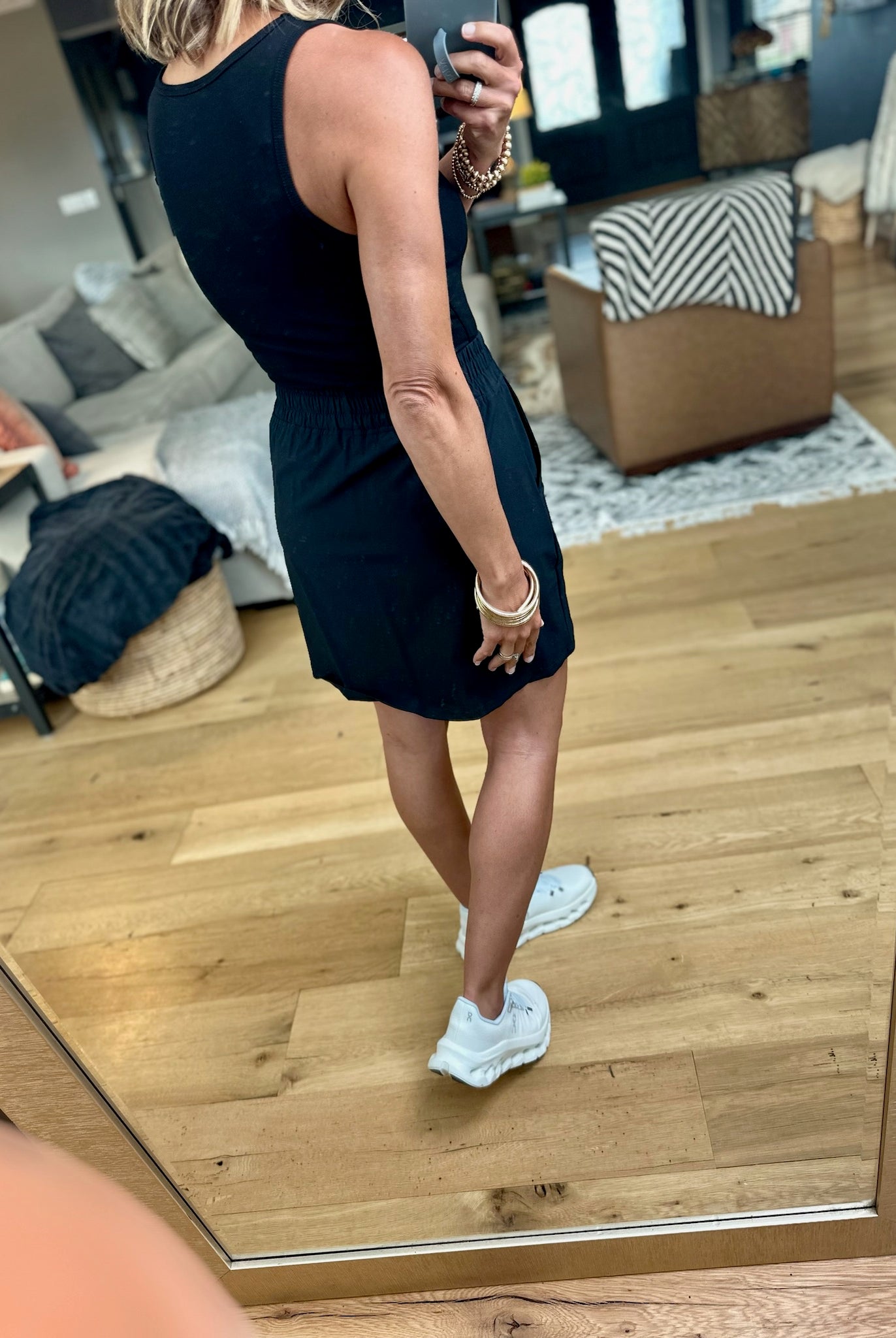 On The Go Pocket Skort-Mono B-Anna Kaytes Boutique, Women's Fashion Boutique in Grinnell, Iowa