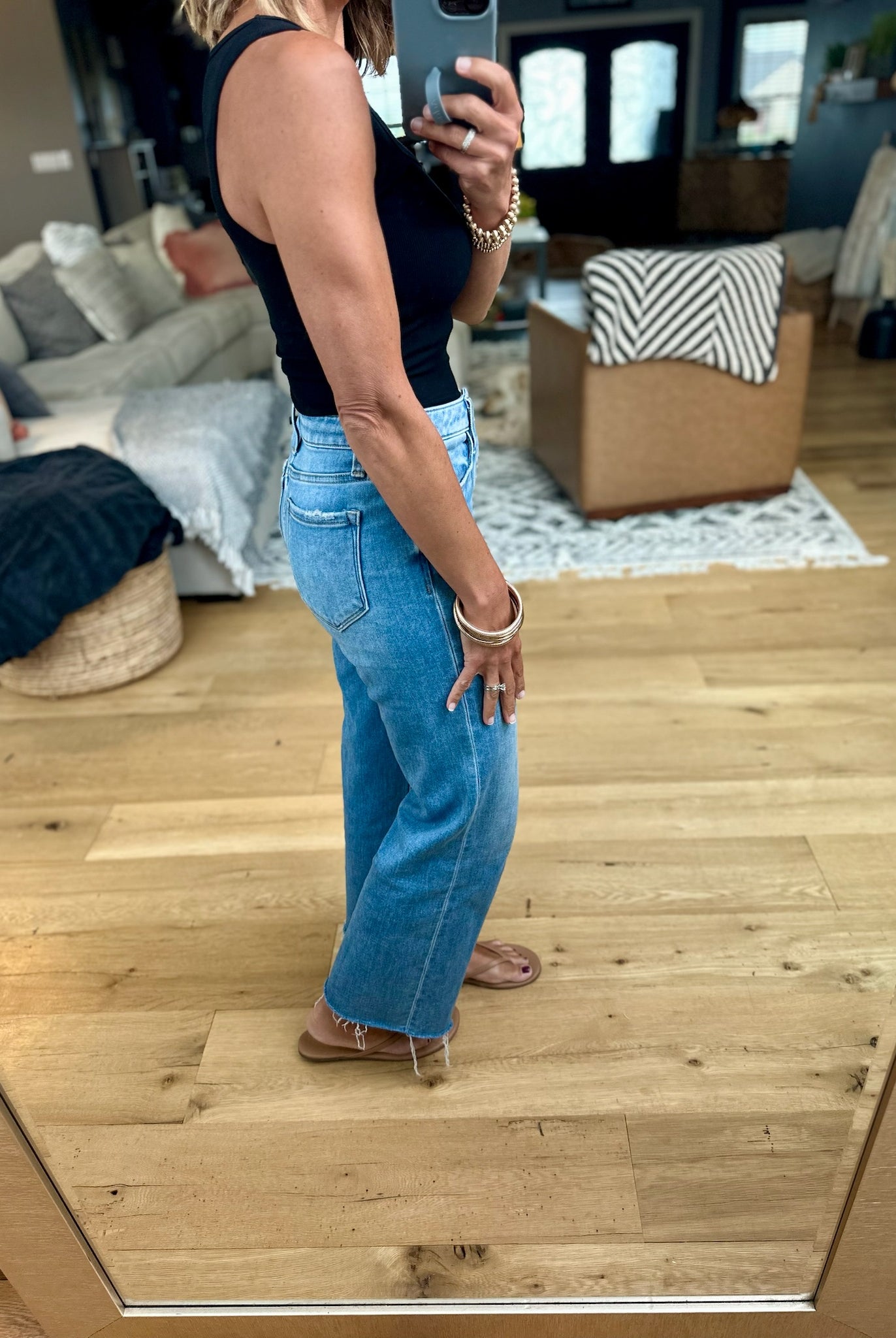 The Good Look Square Neck Ribbed Tank-Mono B-Anna Kaytes Boutique, Women's Fashion Boutique in Grinnell, Iowa