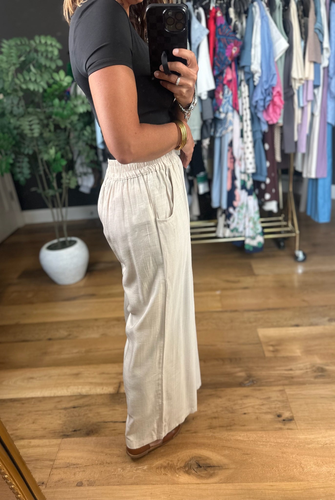 The Sonnie Wide-Leg Pant-Pants-Umgee-Anna Kaytes Boutique, Women's Fashion Boutique in Grinnell, Iowa
