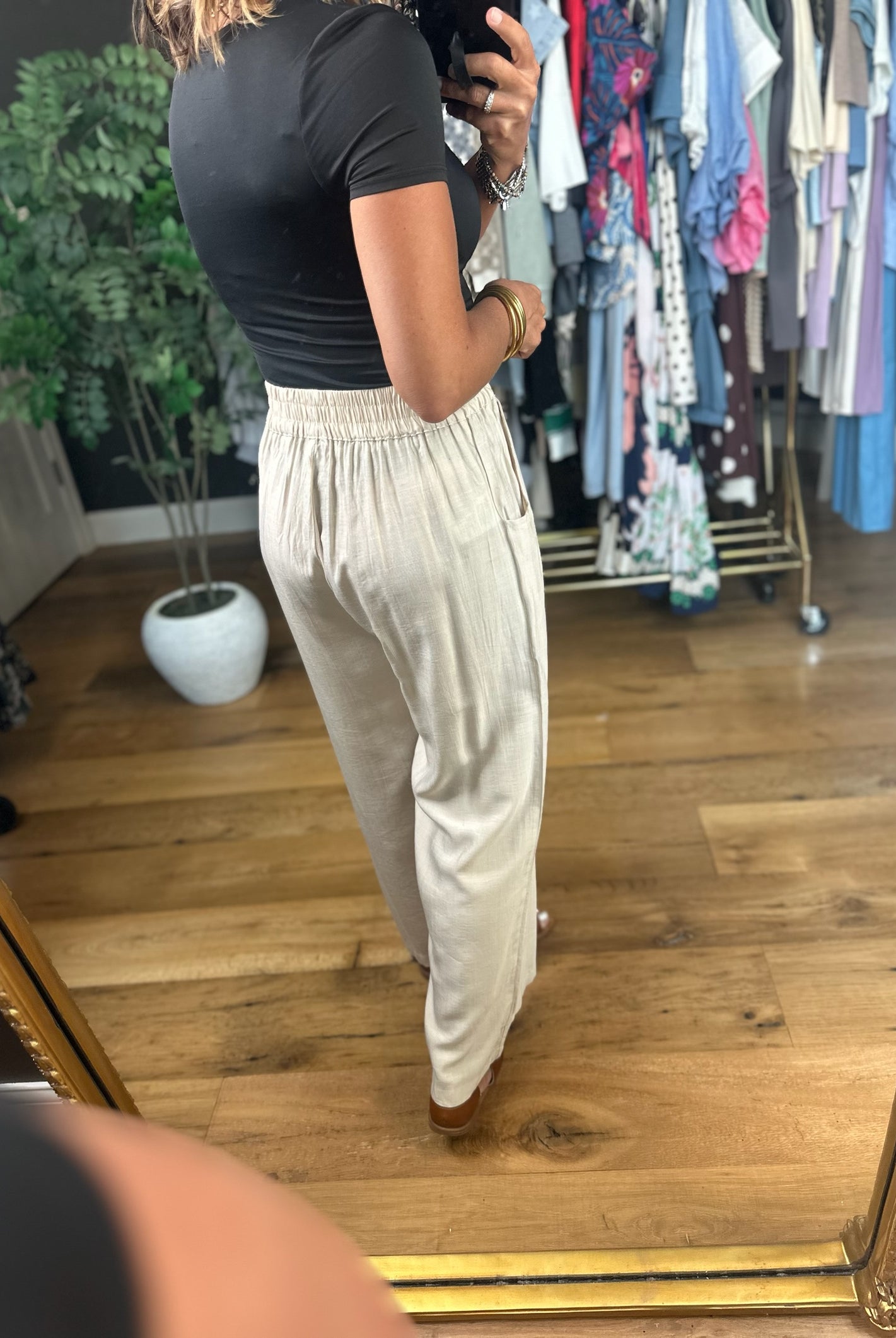 The Sonnie Wide-Leg Pant-Pants-Umgee-Anna Kaytes Boutique, Women's Fashion Boutique in Grinnell, Iowa
