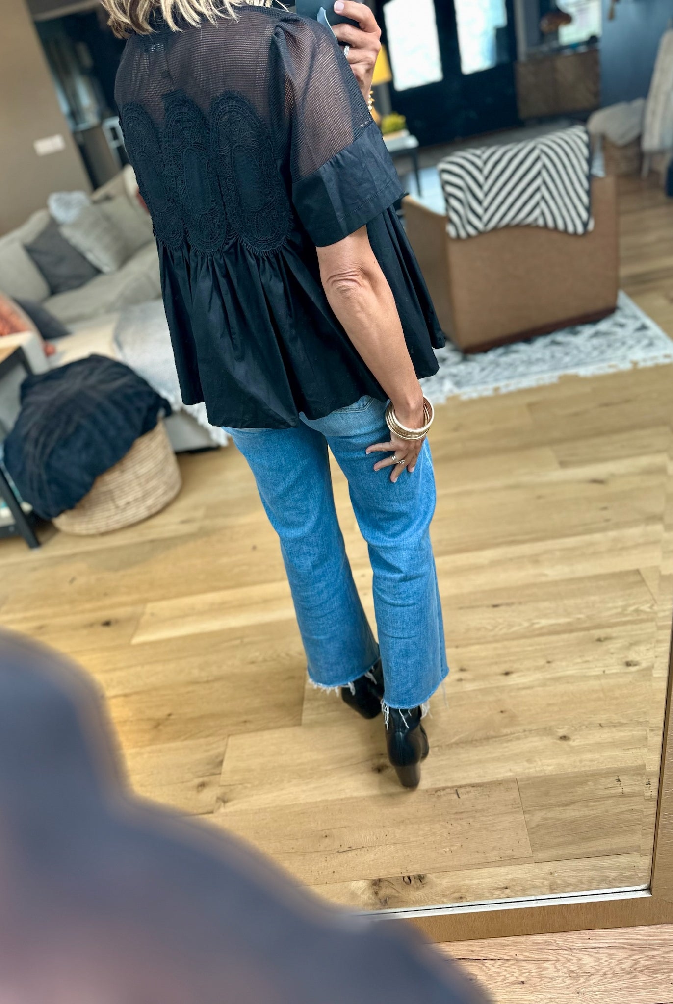 Current Mood Pleated Top-Fate-Anna Kaytes Boutique, Women's Fashion Boutique in Grinnell, Iowa