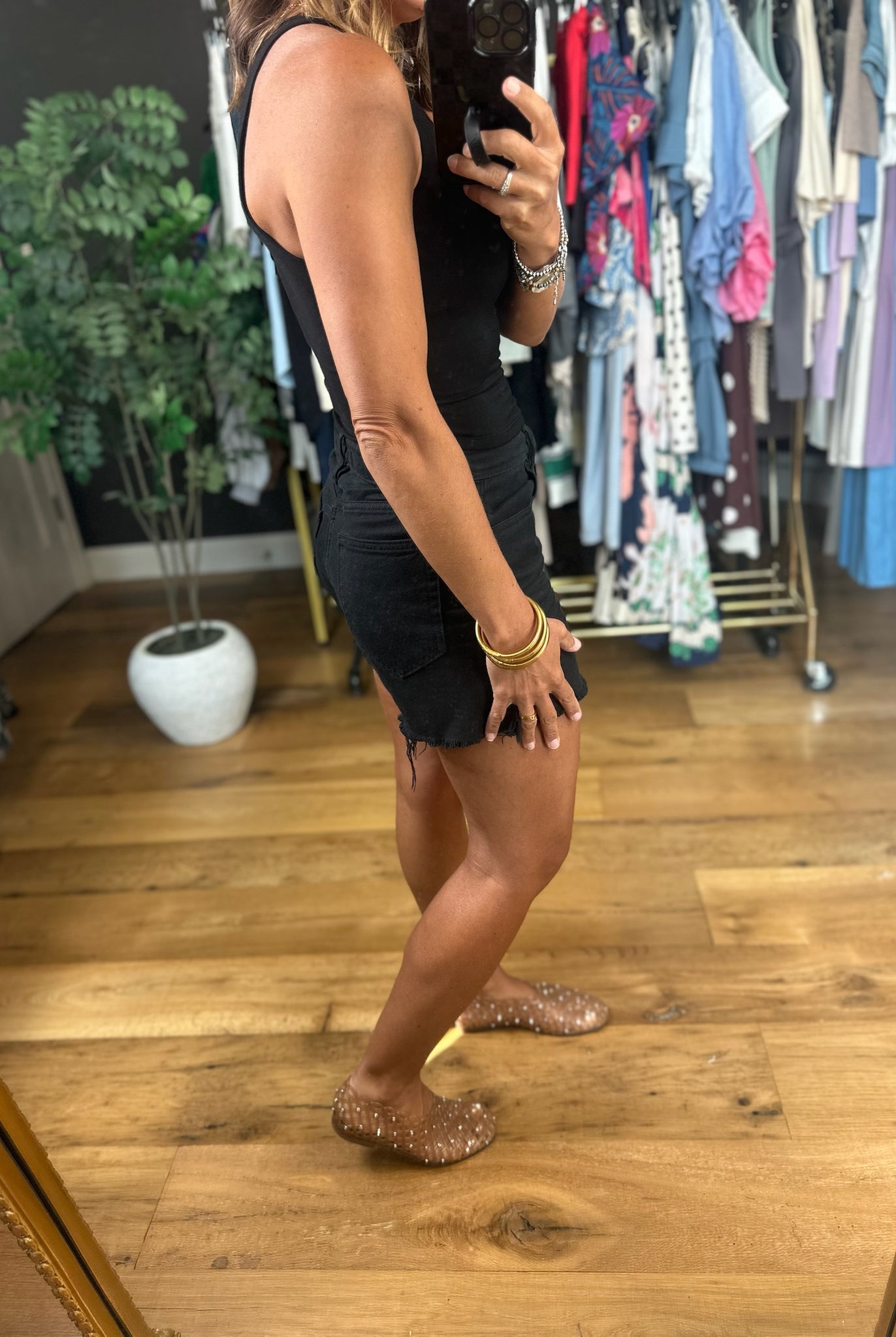 For The Best Double Layered Cropped Tank-Sleeveless-Be Cool-Anna Kaytes Boutique, Women's Fashion Boutique in Grinnell, Iowa