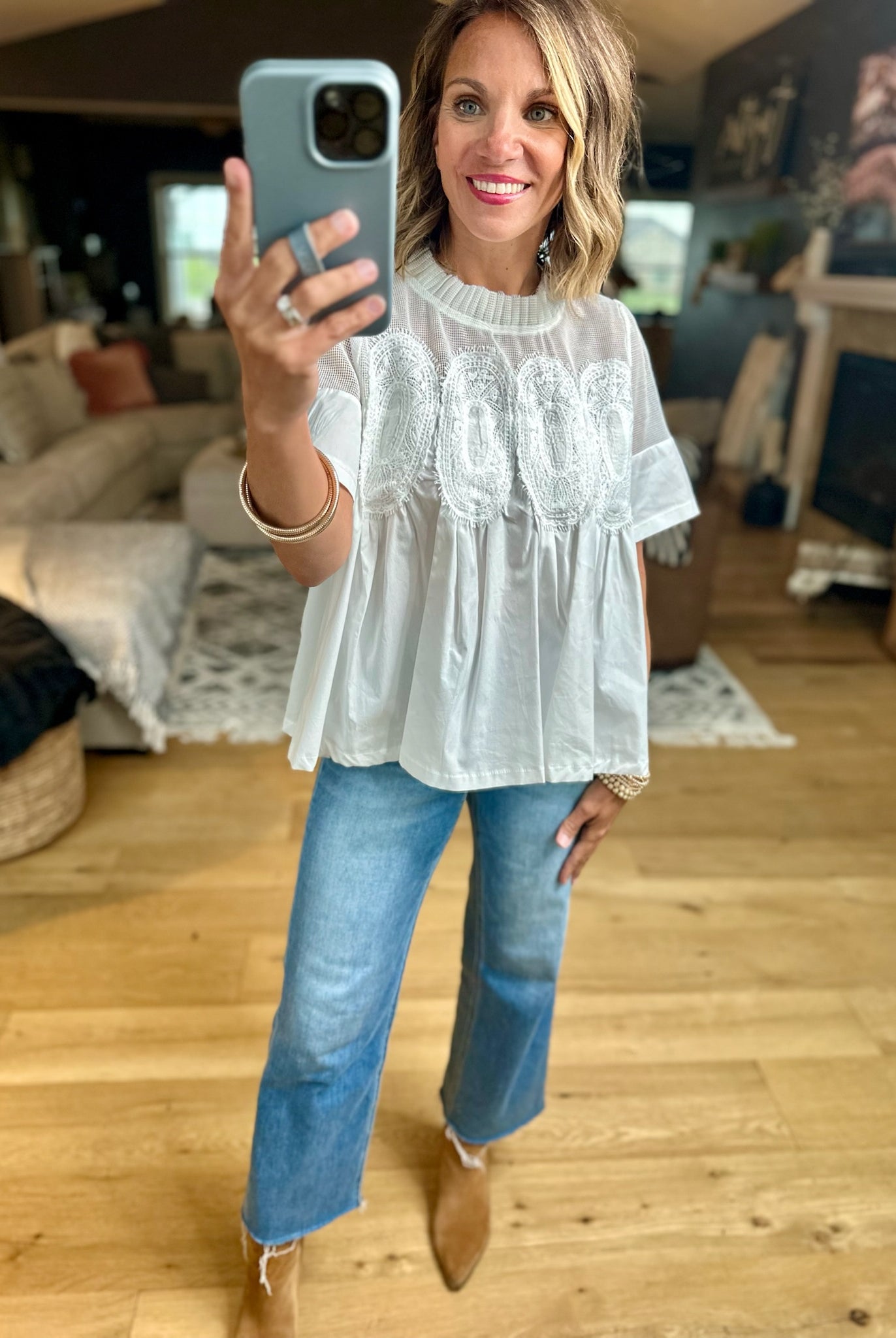 Current Mood Pleated Top-Fate-Anna Kaytes Boutique, Women's Fashion Boutique in Grinnell, Iowa