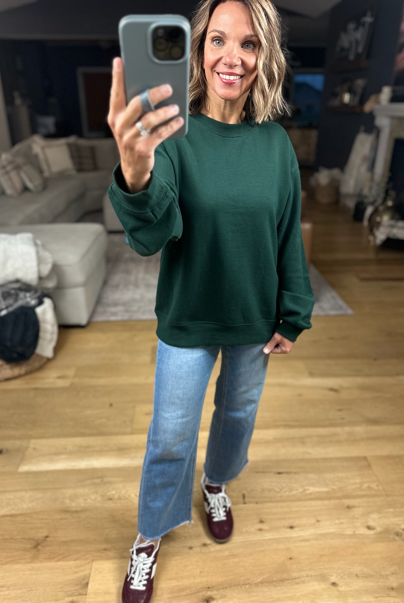 Move Along Z-Supply Crewneck Sweatshirt-Sweaters-Z Supply-Anna Kaytes Boutique, Women's Fashion Boutique in Grinnell, Iowa