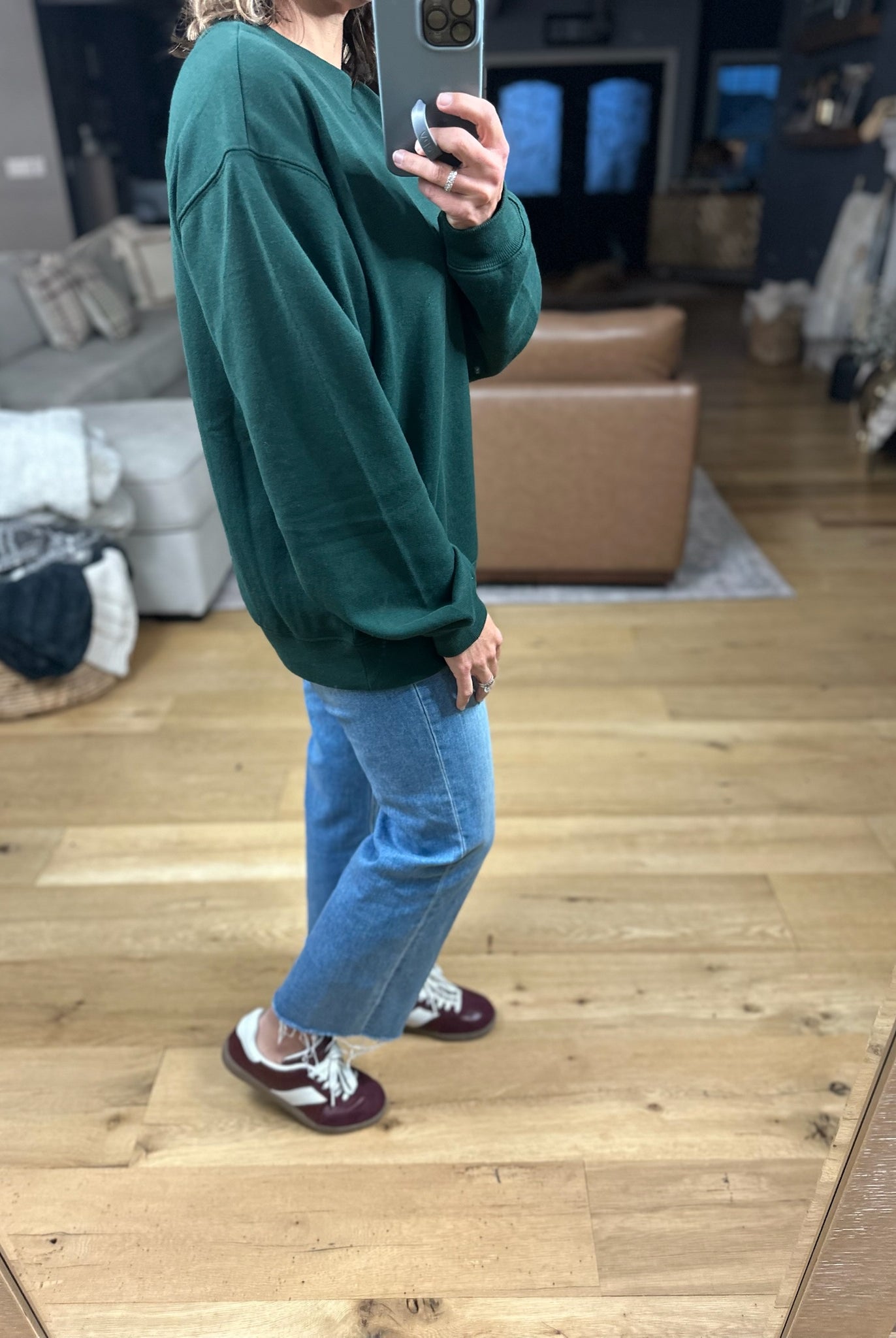 Move Along Z-Supply Crewneck Sweatshirt-Sweaters-Z Supply-Anna Kaytes Boutique, Women's Fashion Boutique in Grinnell, Iowa