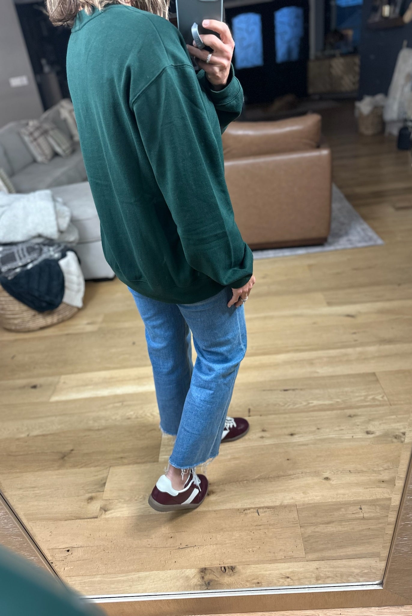 Move Along Z-Supply Crewneck Sweatshirt-Sweaters-Z Supply-Anna Kaytes Boutique, Women's Fashion Boutique in Grinnell, Iowa