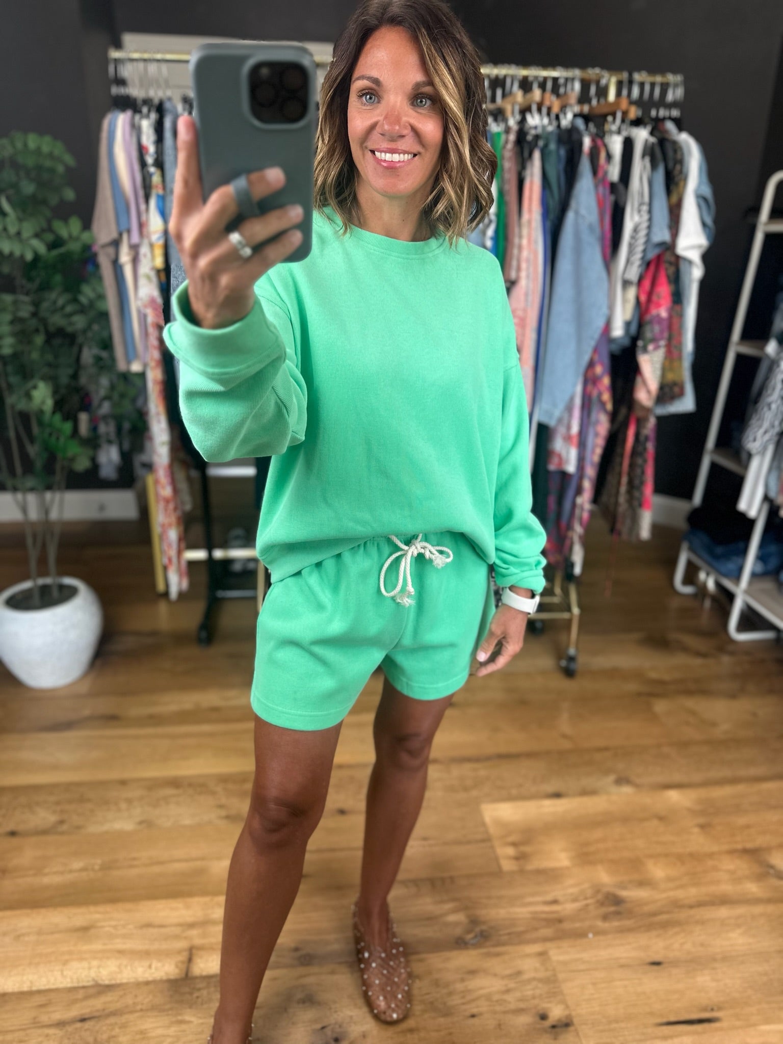 Lucky For Me 2-Piece Set-Short Sleeves-Wishlist-Anna Kaytes Boutique, Women's Fashion Boutique in Grinnell, Iowa