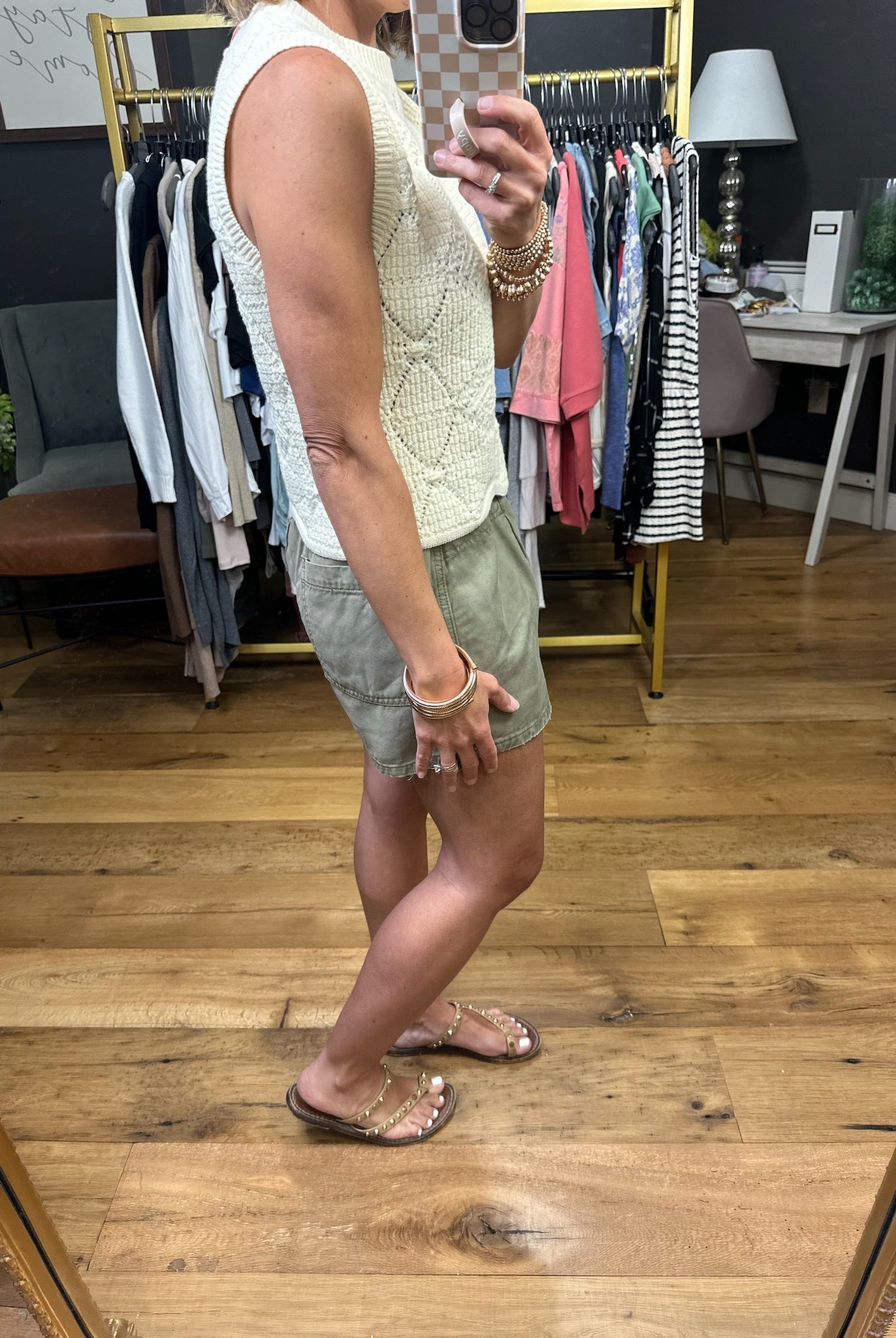 One I Love Patterned Knit Top - Cream-Entro-Anna Kaytes Boutique, Women's Fashion Boutique in Grinnell, Iowa