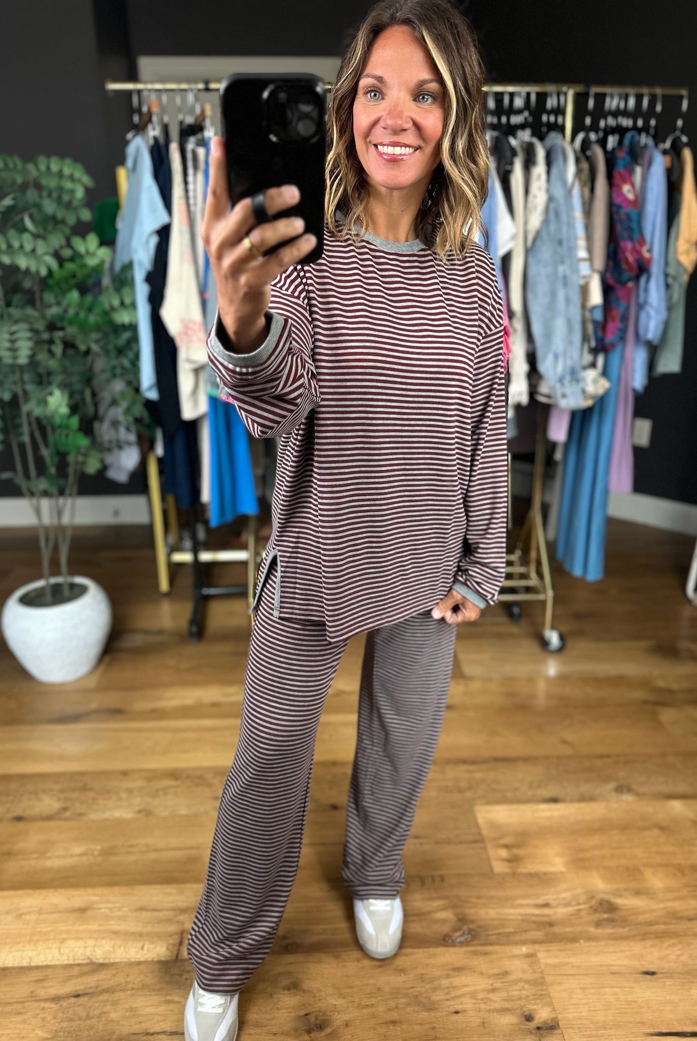Find Your Way Striped 2-Piece Set-Two Piece Set-Wishlist-Anna Kaytes Boutique, Women's Fashion Boutique in Grinnell, Iowa