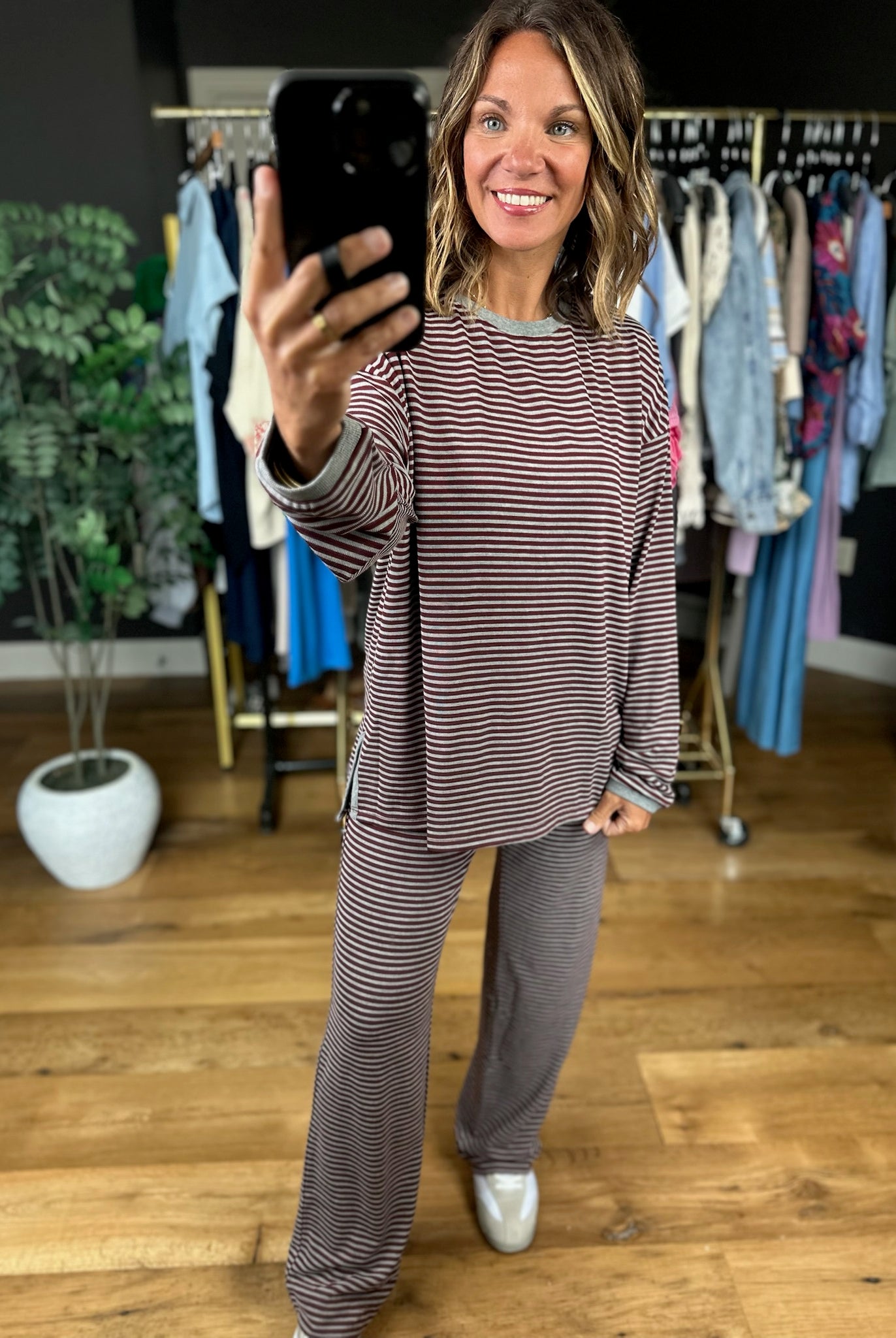 Find Your Way Striped 2-Piece Set-Two Piece Set-Wishlist-Anna Kaytes Boutique, Women's Fashion Boutique in Grinnell, Iowa
