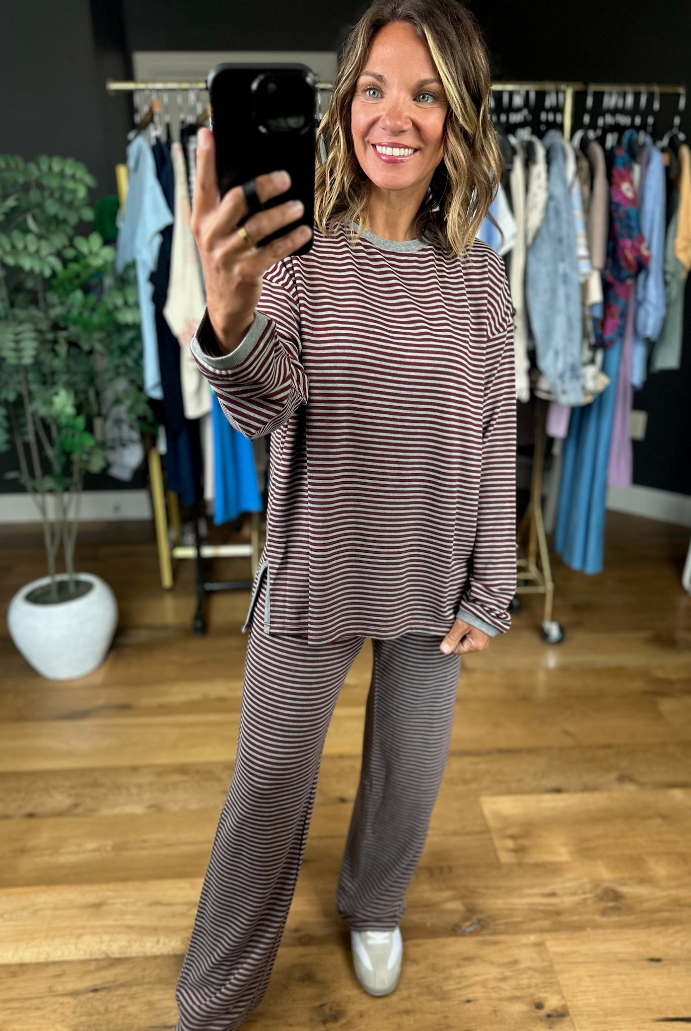 Find Your Way Striped 2-Piece Set-Two Piece Set-Wishlist-Anna Kaytes Boutique, Women's Fashion Boutique in Grinnell, Iowa