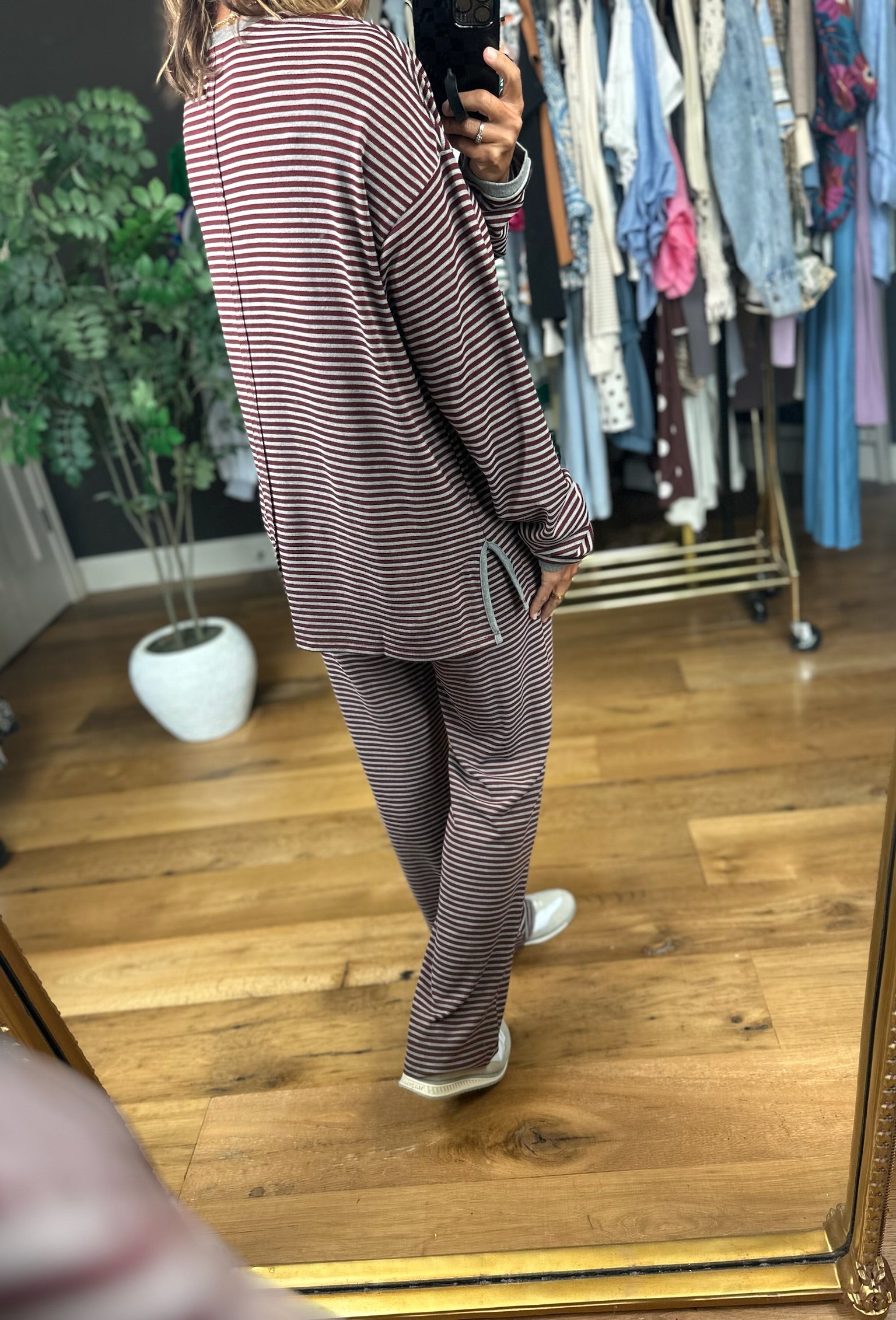 Find Your Way Striped 2-Piece Set-Two Piece Set-Wishlist-Anna Kaytes Boutique, Women's Fashion Boutique in Grinnell, Iowa