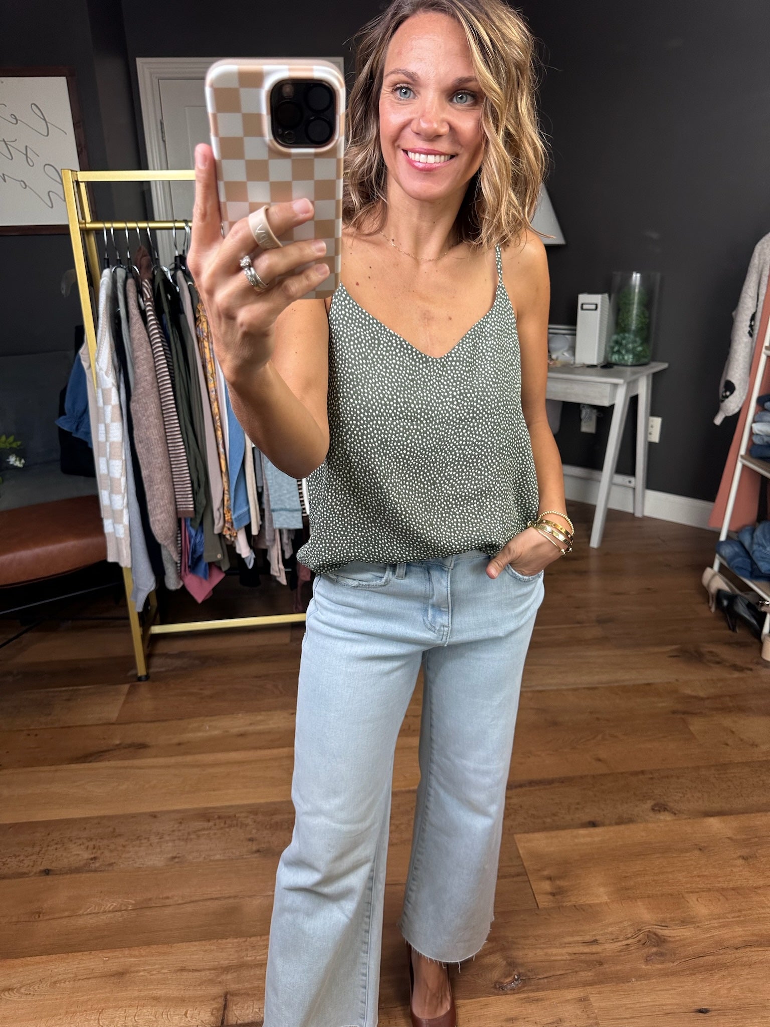 Making Moves Patterned Sleeveless Top - Multiple Options-Blu Pepper-Anna Kaytes Boutique, Women's Fashion Boutique in Grinnell, Iowa
