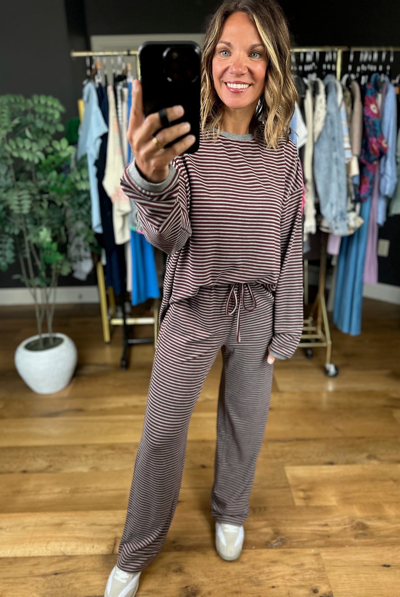 Find Your Way Striped 2-Piece Set-Two Piece Set-Wishlist-Anna Kaytes Boutique, Women's Fashion Boutique in Grinnell, Iowa