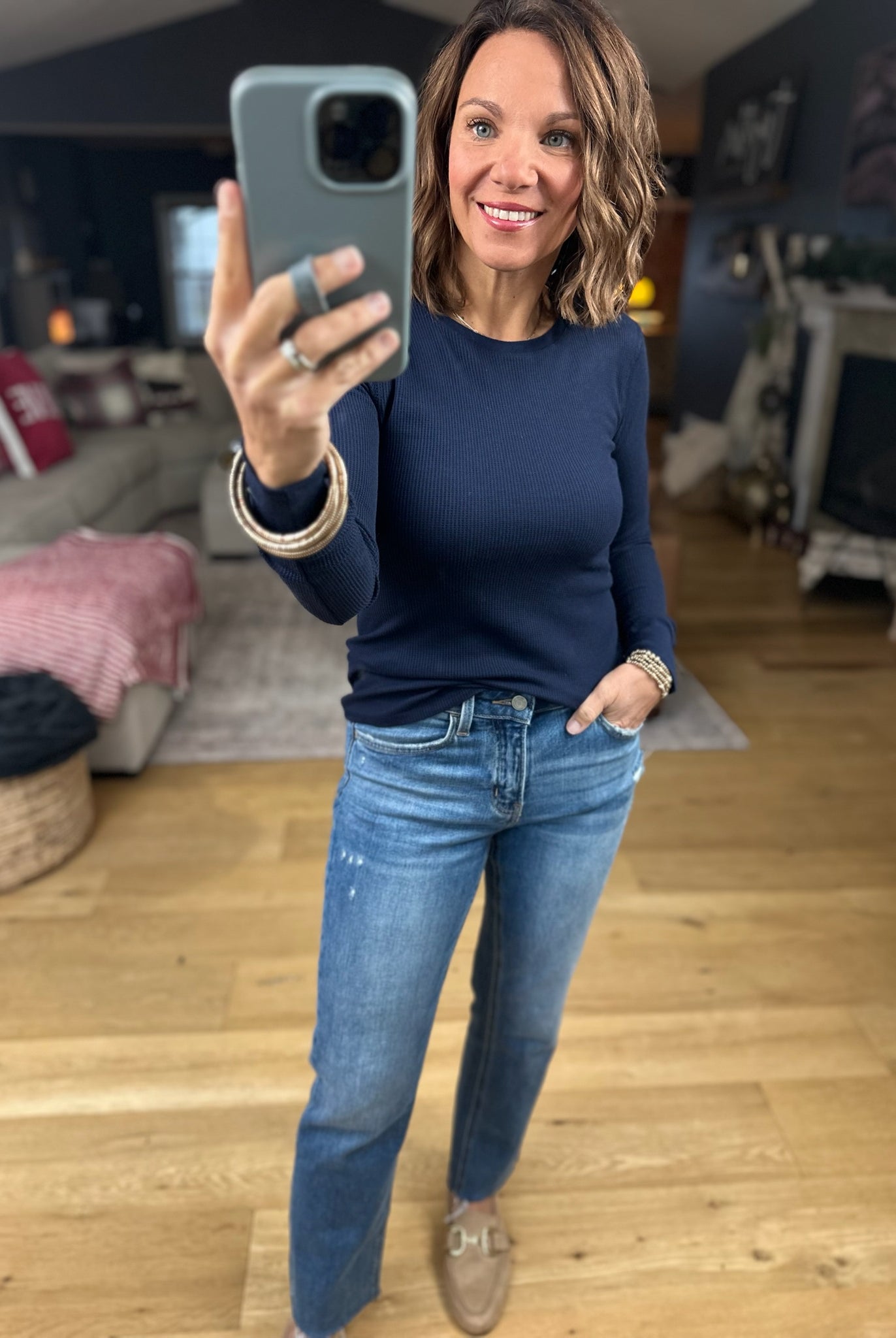 The Paige Ribbed Long Sleeve Top-Long Sleeves-Active Basics-Anna Kaytes Boutique, Women's Fashion Boutique in Grinnell, Iowa