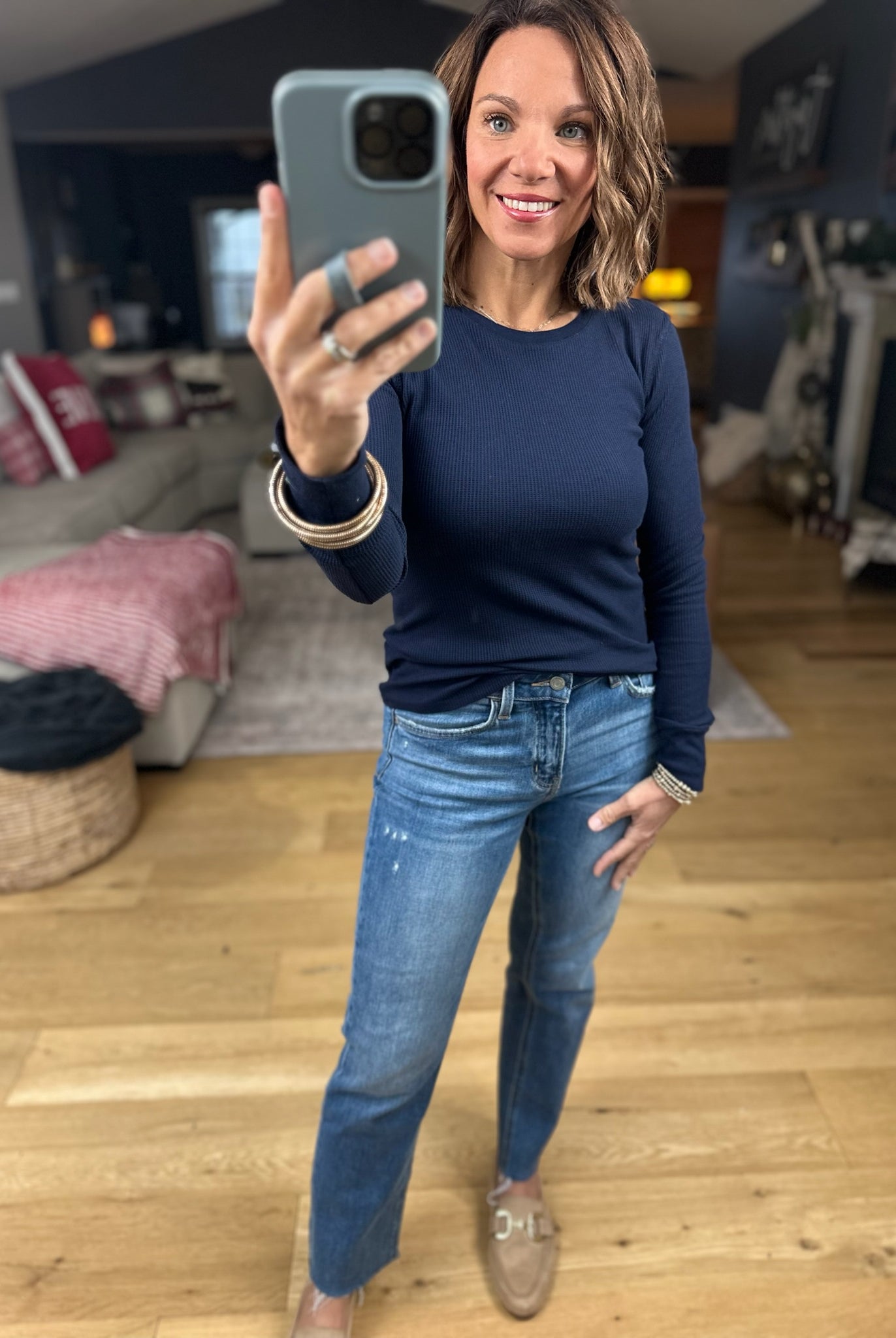 The Paige Ribbed Long Sleeve Top-Long Sleeves-Active Basics-Anna Kaytes Boutique, Women's Fashion Boutique in Grinnell, Iowa