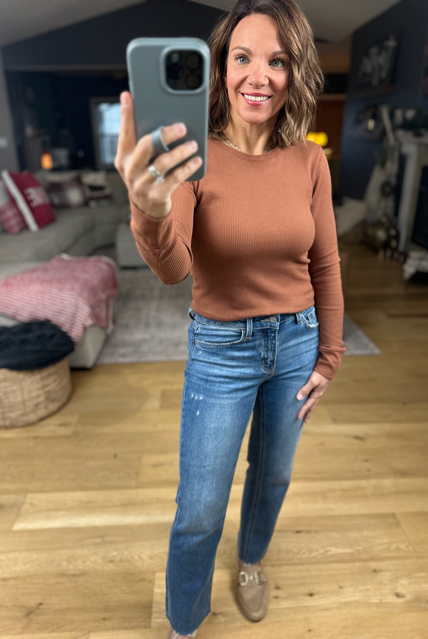 The Paige Ribbed Long Sleeve Top-Long Sleeves-Active Basics-Anna Kaytes Boutique, Women's Fashion Boutique in Grinnell, Iowa