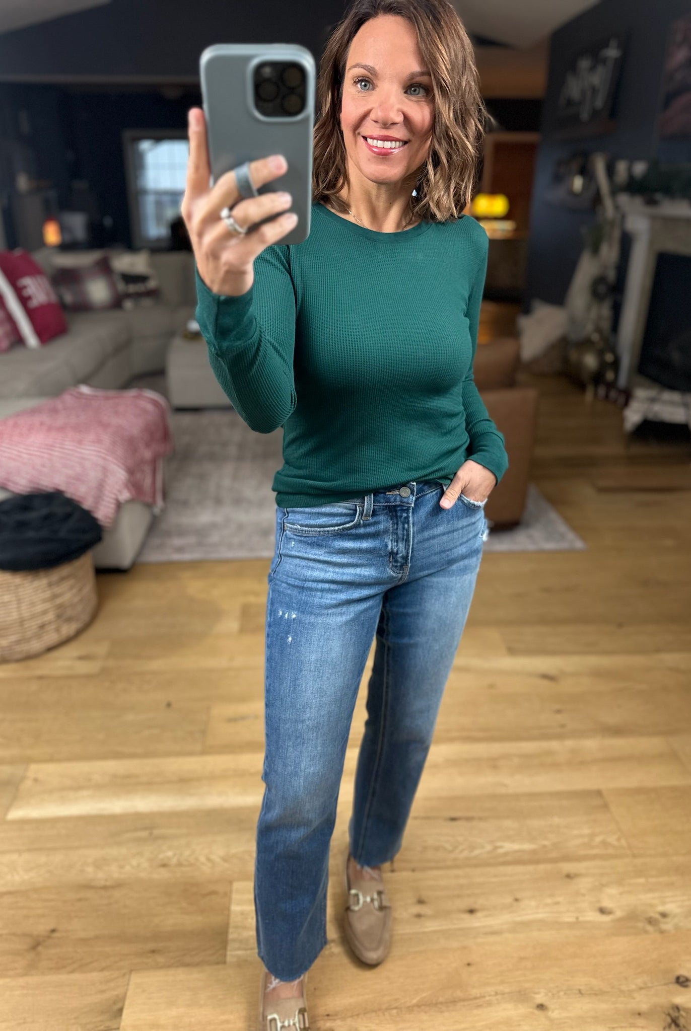 The Paige Ribbed Long Sleeve Top-Long Sleeves-Active Basics-Anna Kaytes Boutique, Women's Fashion Boutique in Grinnell, Iowa