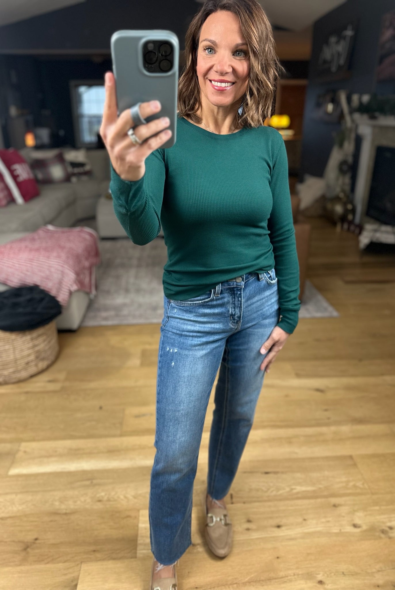 The Paige Ribbed Long Sleeve Top-Long Sleeves-Active Basics-Anna Kaytes Boutique, Women's Fashion Boutique in Grinnell, Iowa