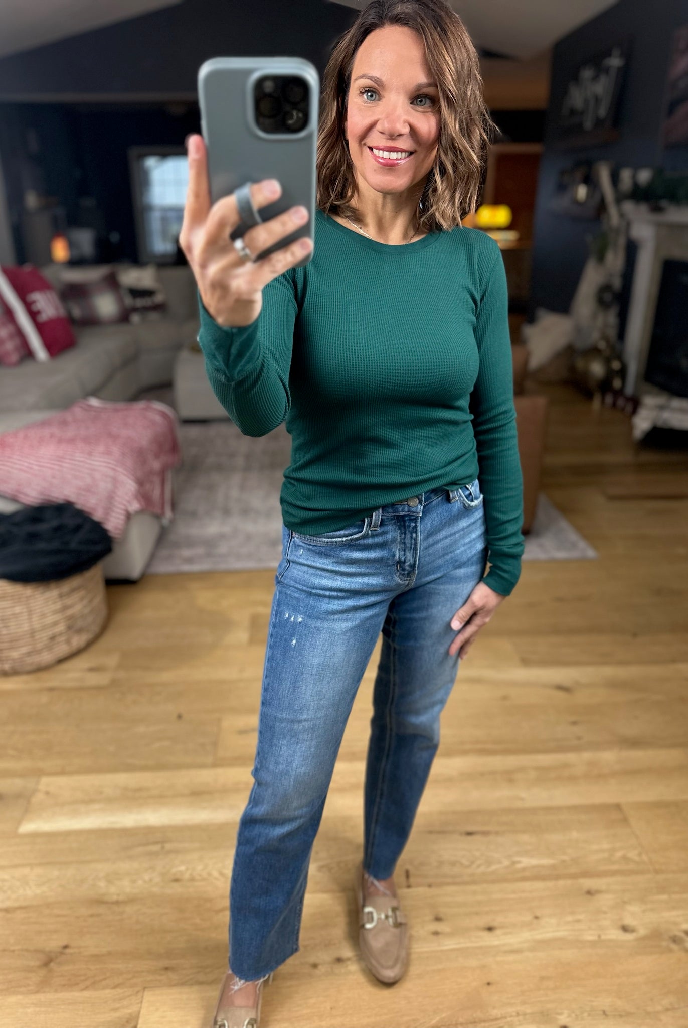 The Paige Ribbed Long Sleeve Top-Long Sleeves-Active Basics-Anna Kaytes Boutique, Women's Fashion Boutique in Grinnell, Iowa