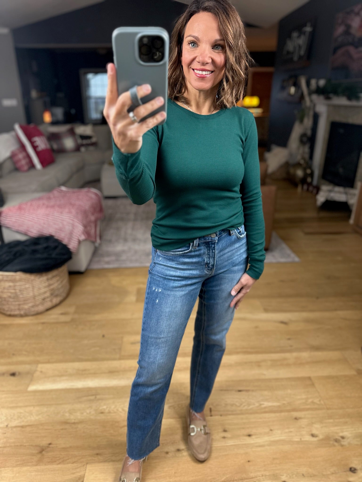 The Paige Ribbed Long Sleeve Top-Long Sleeves-Active Basics-Anna Kaytes Boutique, Women's Fashion Boutique in Grinnell, Iowa