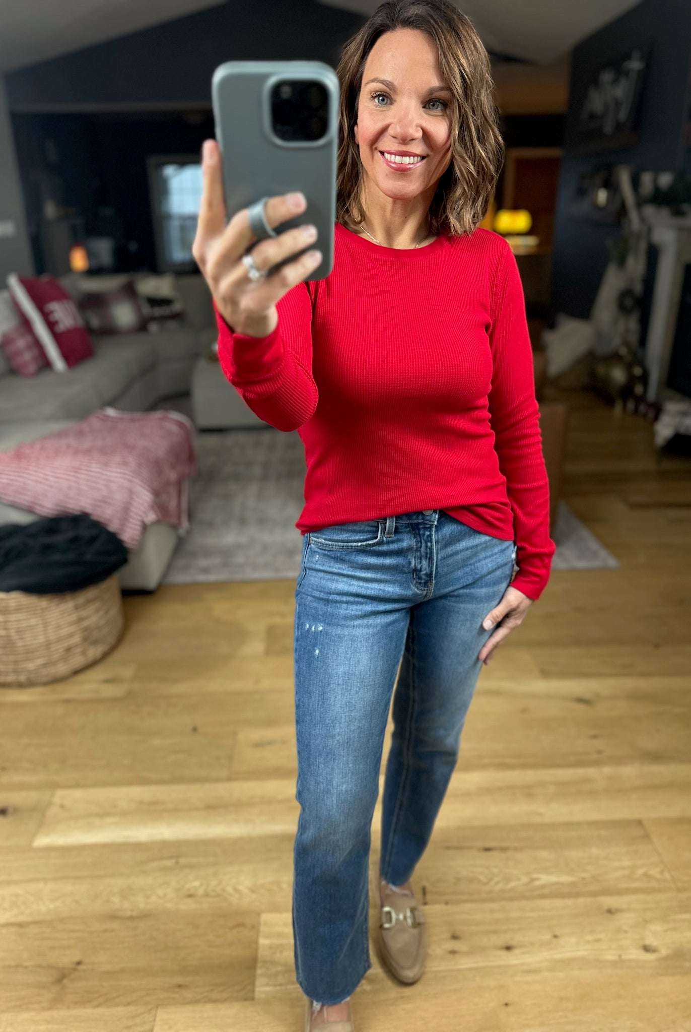 The Paige Ribbed Long Sleeve Top-Long Sleeves-Active Basics-Anna Kaytes Boutique, Women's Fashion Boutique in Grinnell, Iowa