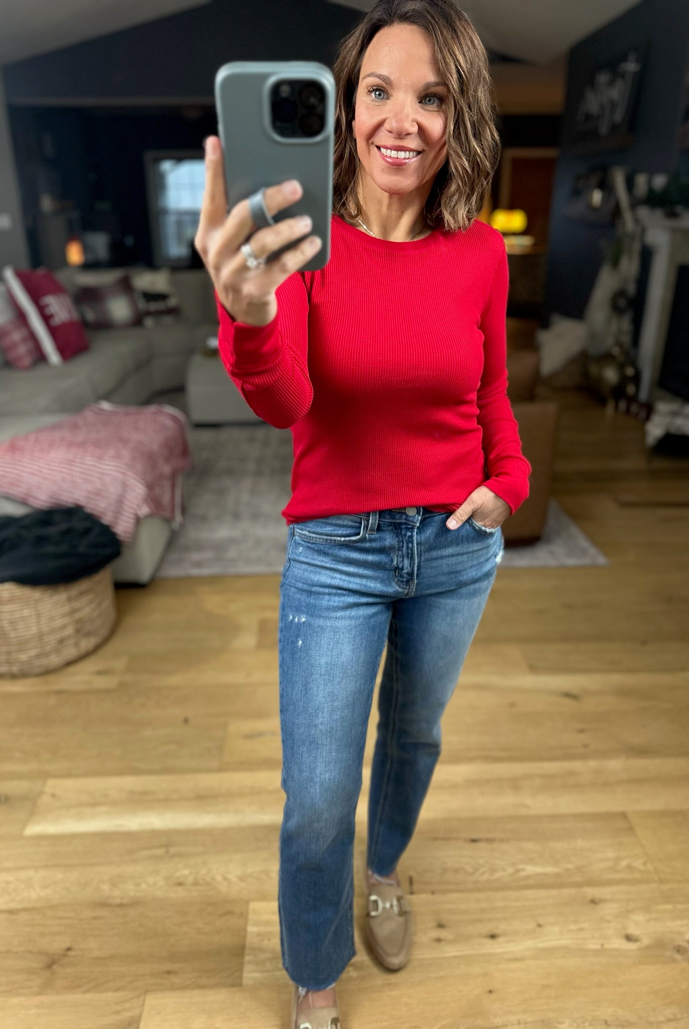 The Paige Ribbed Long Sleeve Top-Long Sleeves-Active Basics-Anna Kaytes Boutique, Women's Fashion Boutique in Grinnell, Iowa