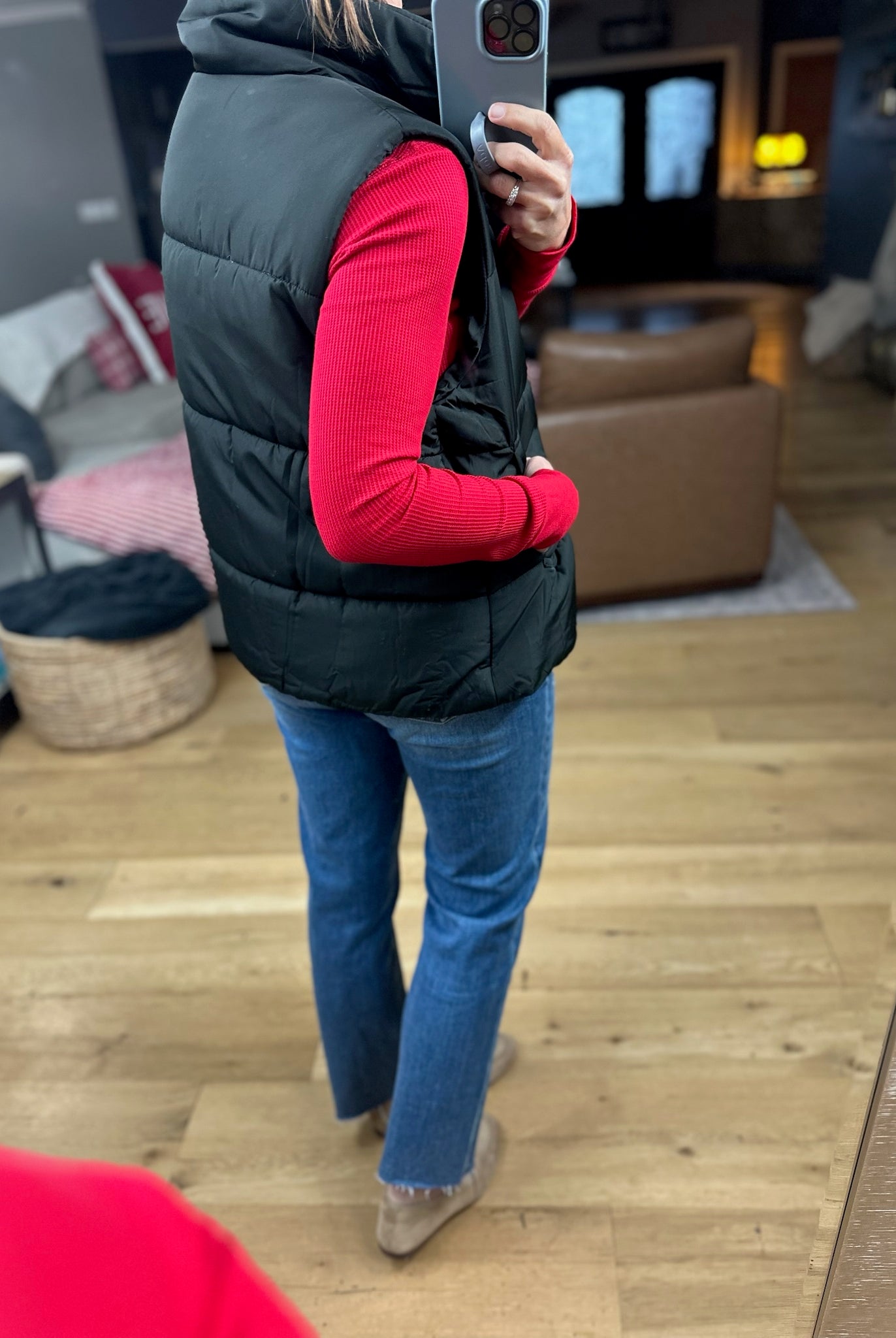 The Sydney Puffer Vest-Sweaters-Blu Pepper-Anna Kaytes Boutique, Women's Fashion Boutique in Grinnell, Iowa