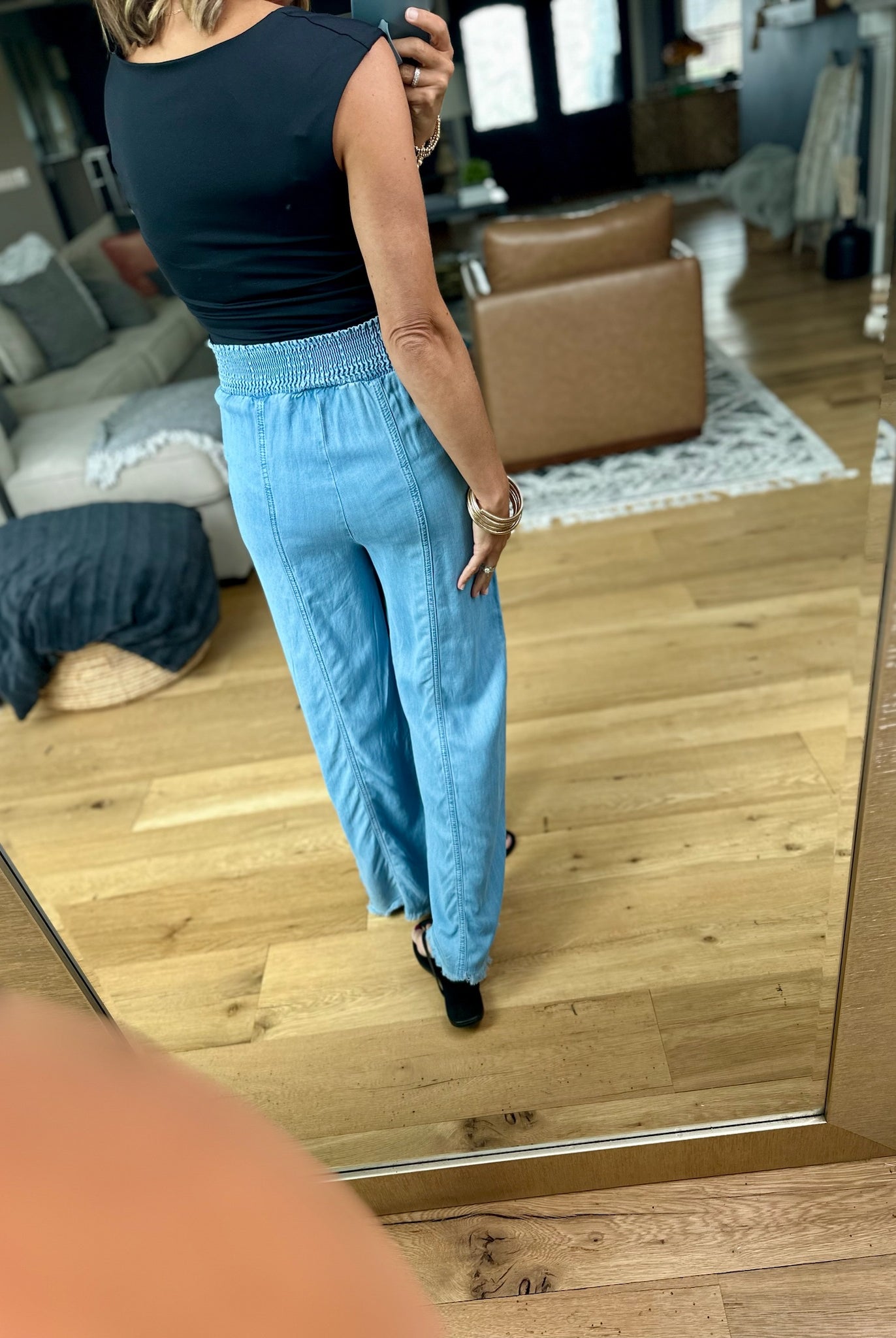 Way Back When High-Waisted Tencel Pant-Very J-Anna Kaytes Boutique, Women's Fashion Boutique in Grinnell, Iowa