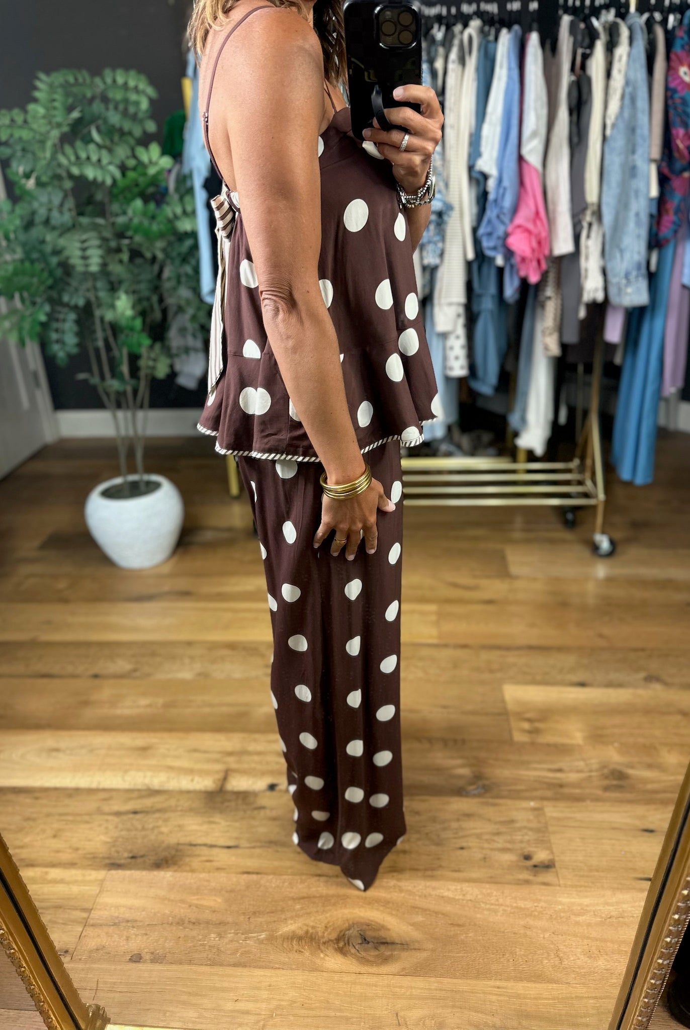 On The Dot 2-Piece Set-Two Piece Set-Entro-Anna Kaytes Boutique, Women's Fashion Boutique in Grinnell, Iowa