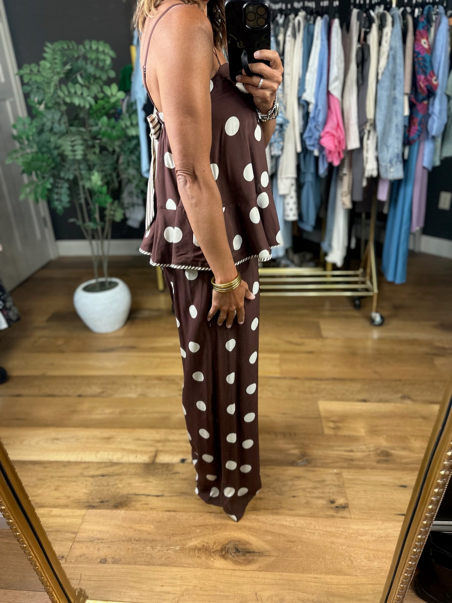On The Dot 2-Piece Set-Two Piece Set-Entro-Anna Kaytes Boutique, Women's Fashion Boutique in Grinnell, Iowa
