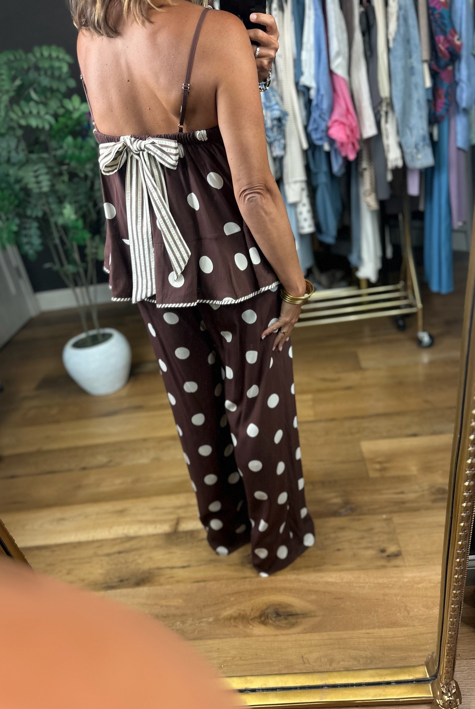 On The Dot 2-Piece Set-Two Piece Set-Entro-Anna Kaytes Boutique, Women's Fashion Boutique in Grinnell, Iowa